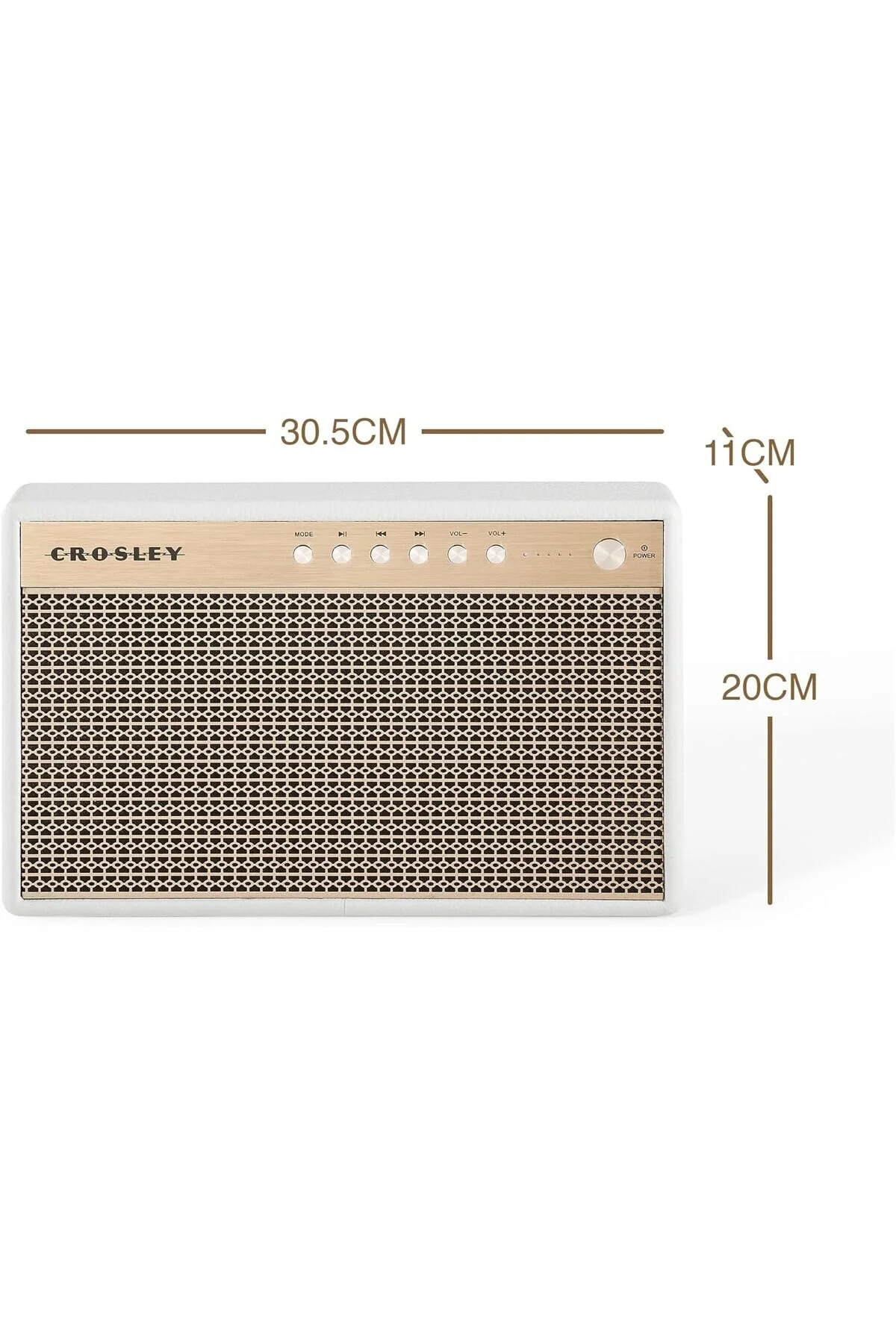 بلندگوی بلوتوث سفید بلندگو مونترو اورجینال CROSLEY