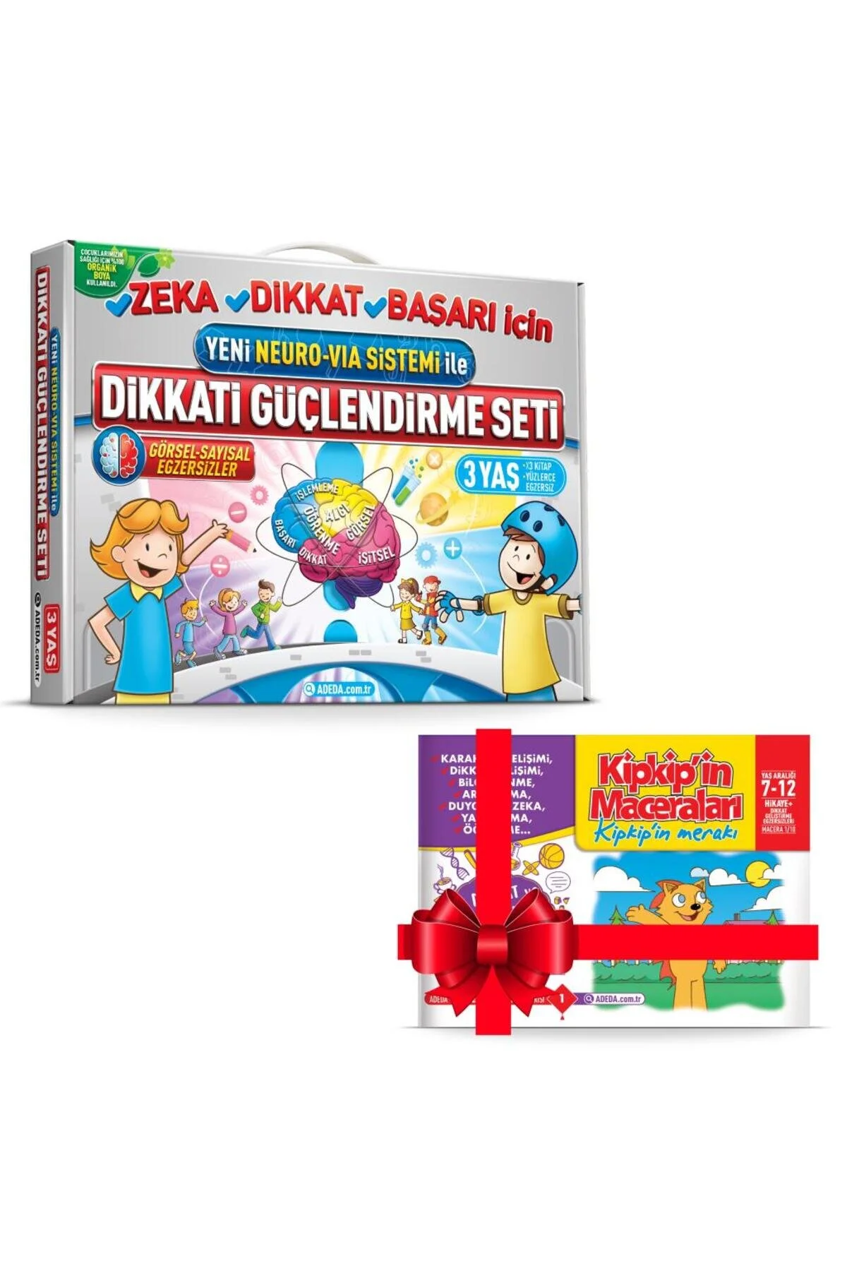 کتاب های فعالیت و آموزشی مجموعه توجه ADEDA DGS 3 سن هدیه داستان Adeda Yayınları
