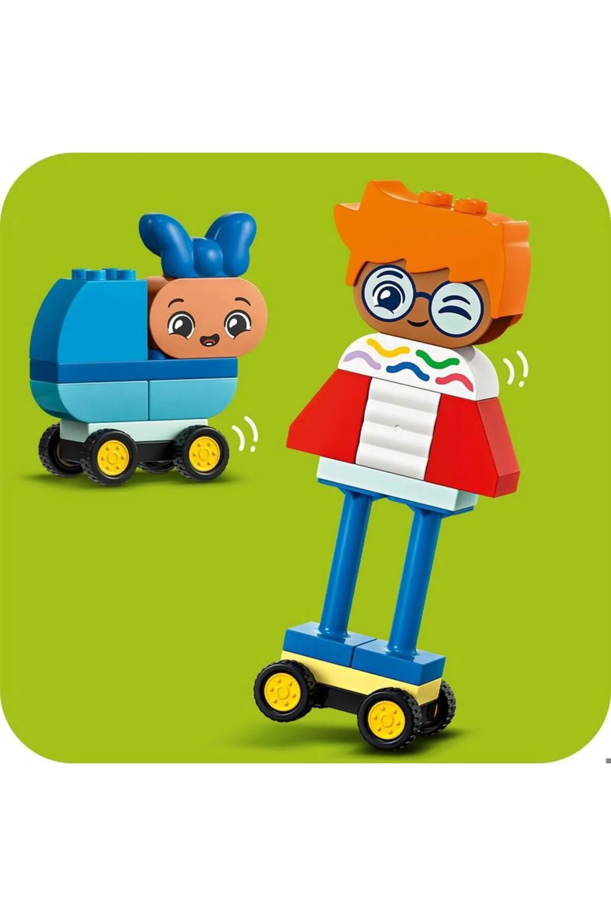 لگو و اسباب بازی های ساخت محور DUPLO TOWN BUILDABLE SENTIMENTAL PEOPLE 10423 از ترکیه LEGO