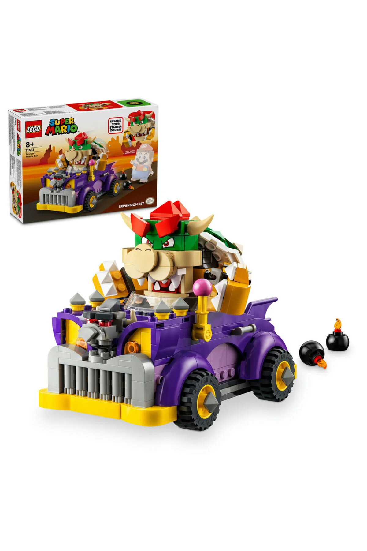 لگو و اسباب بازی های ساخت محور ست توسعه ماشین بزرگ SUPER MARIO BOWSER 71431 از ترکیه LEGO