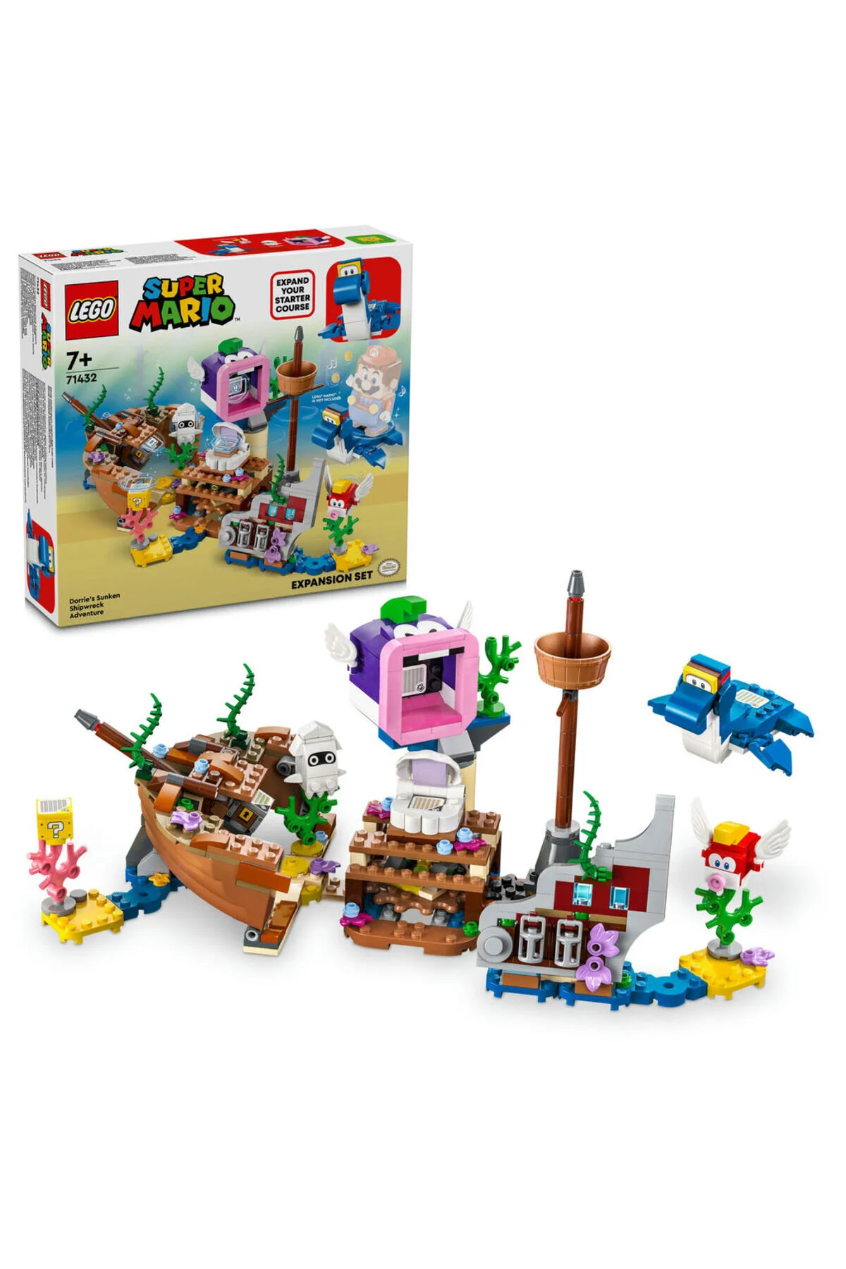 لگو و اسباب بازی های ساخت محور ماجراجویی اضافی SUPER MARIO DORRIE'S ADVENTURE مجموعه 71432 LEGO