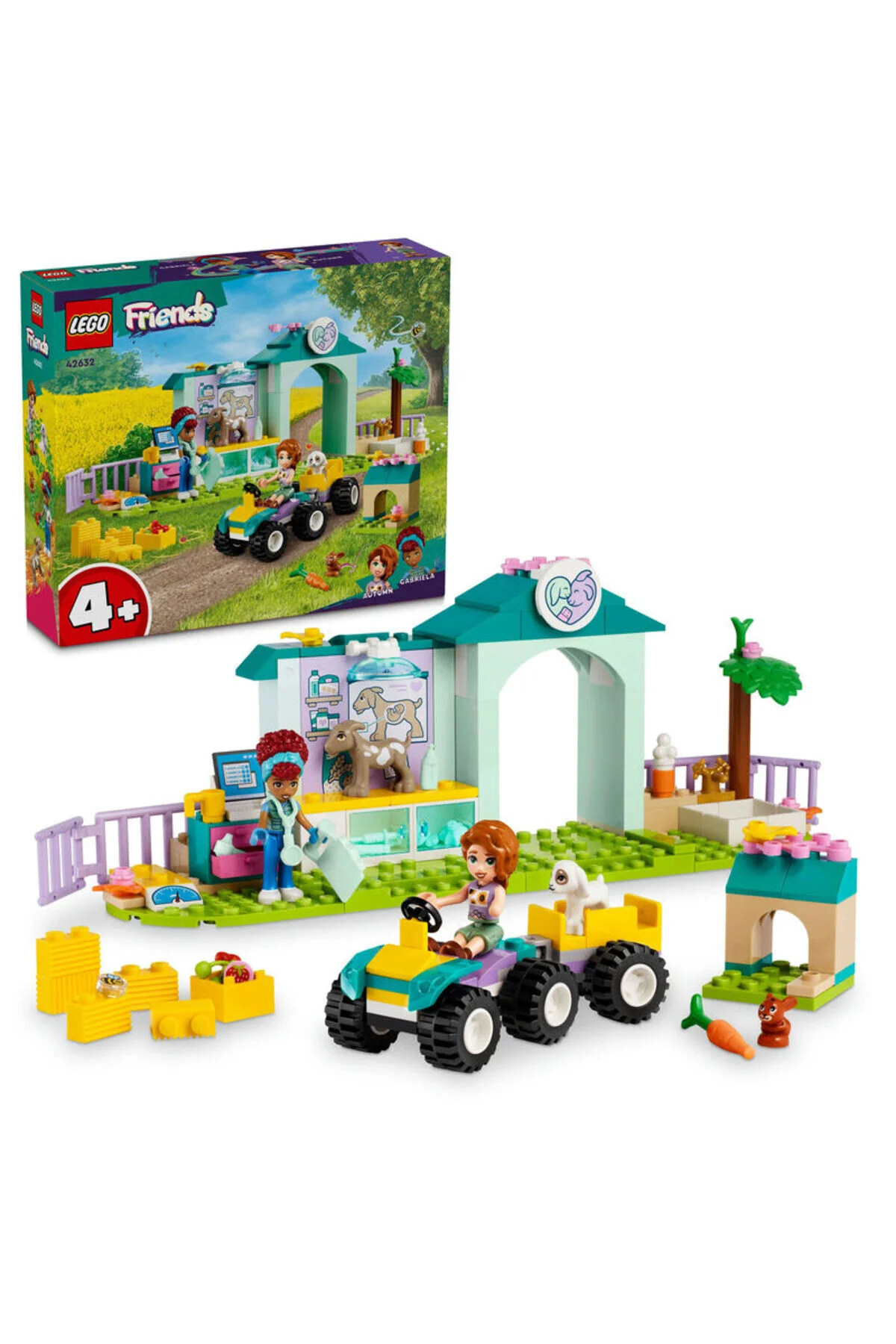 لگو دوستان کلینیک دامپزشکی حیوانات مزرعه 42632 اورجینال LEGO