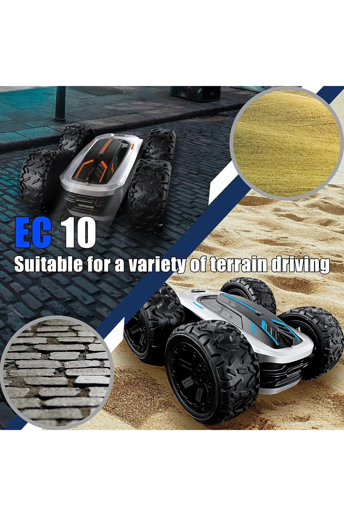 ماشین کنترل شده از راه دور 4WD RC دارای سرعت 15 کیلومتر در ساعت است. OYAKG