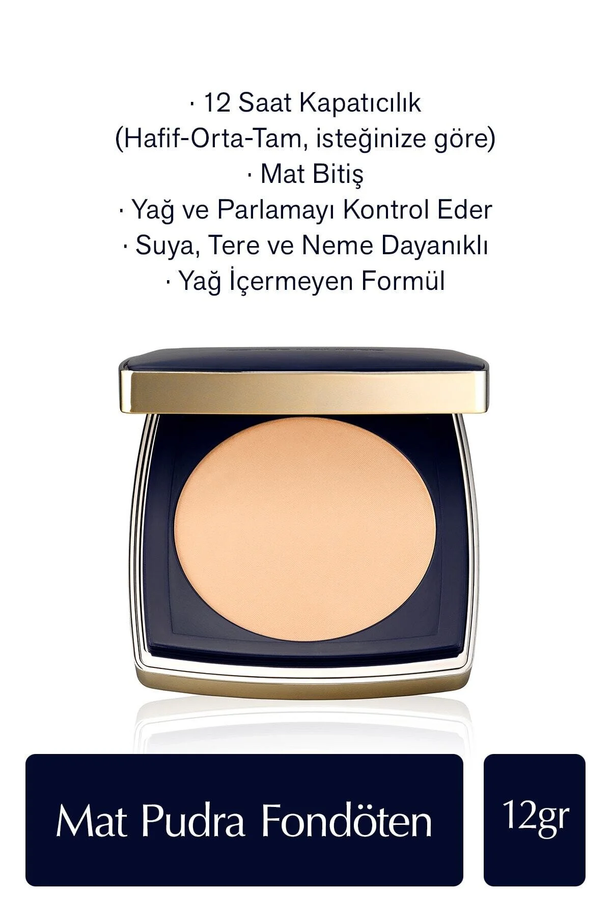 کرم پودر فونداسیون مات DOUBLE WEAR STAY IN PLACE 3N1 بژ عاج 12 گرم اورجینال Estee Lauder