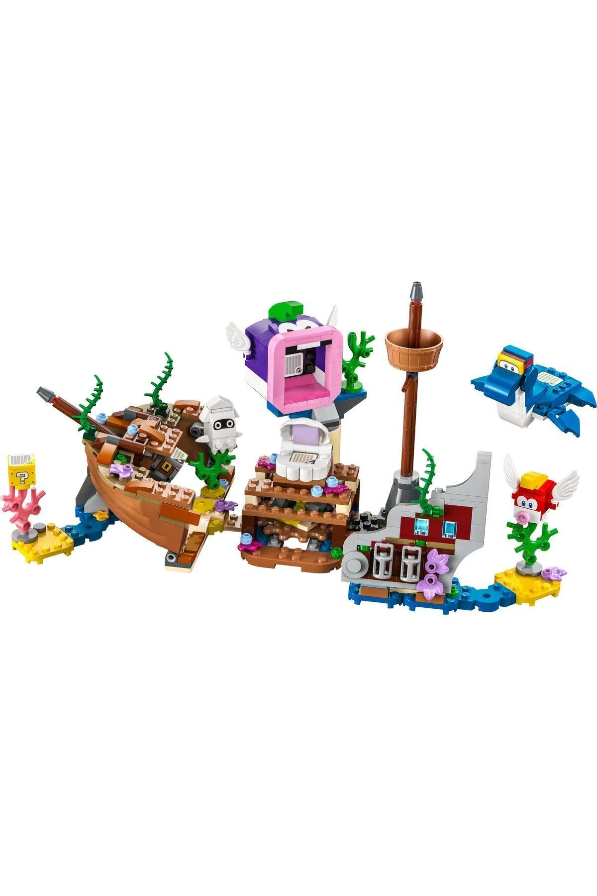 لگو ® SUPER MARIO ™ DORRIE'S SHIPY SHIP ADVENTURE مجموعه 71432 ساز 500 قسمت اورجینال LEGO