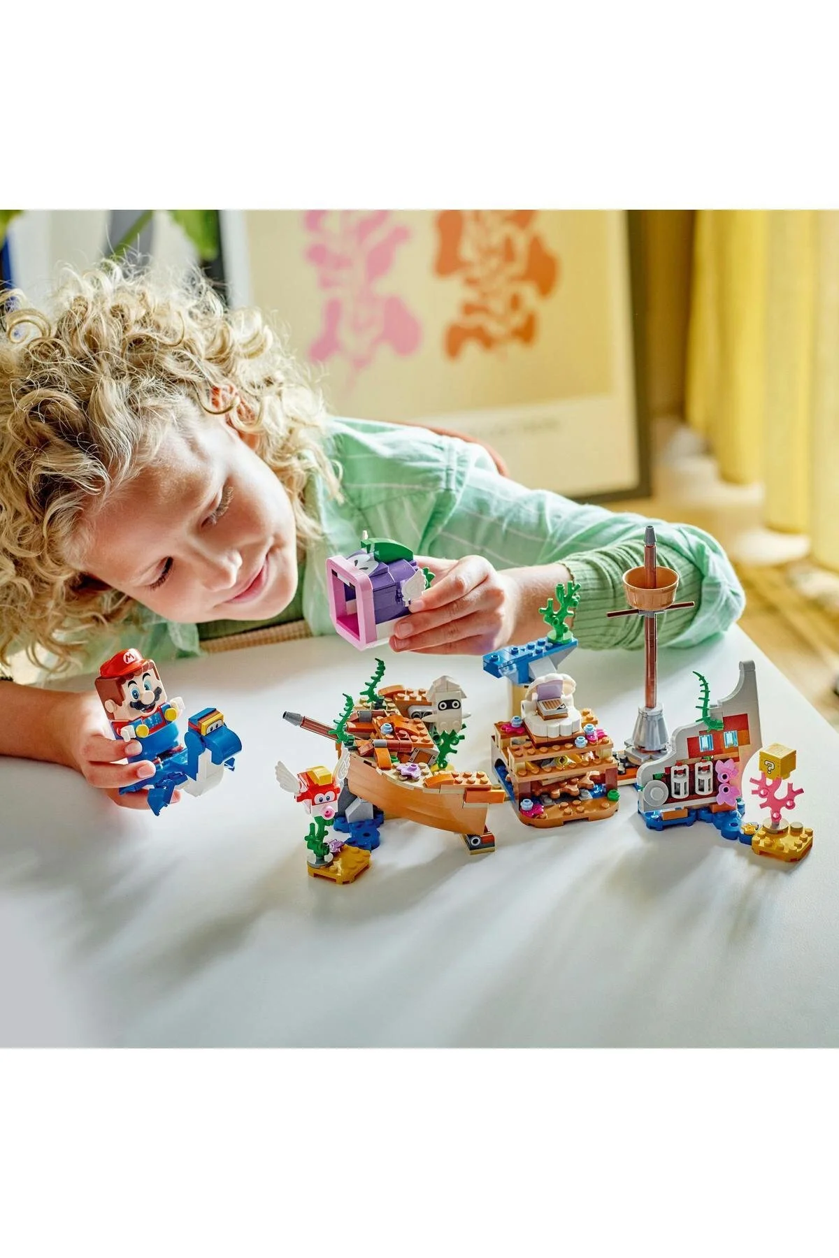 لگو ® SUPER MARIO ™ DORRIE'S SHIPY SHIP ADVENTURE مجموعه 71432 ساز 500 قسمت اورجینال LEGO