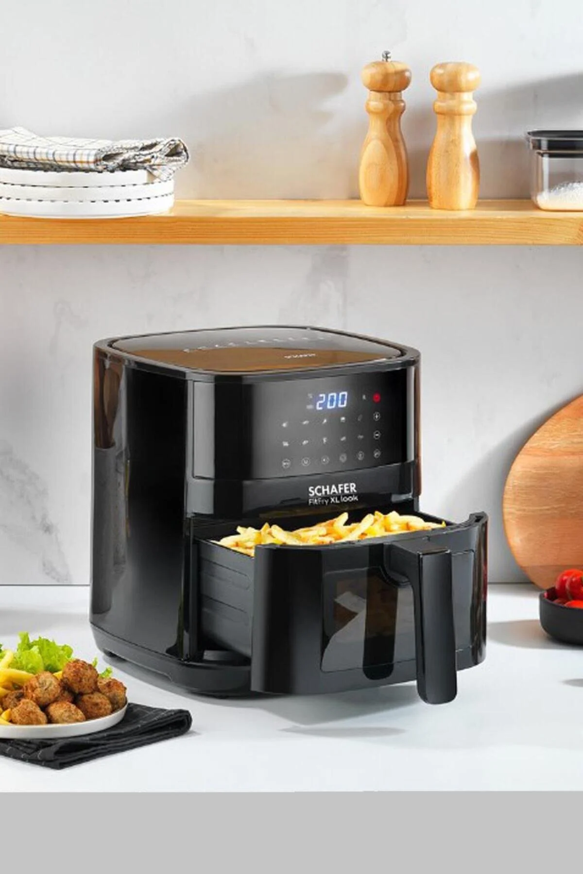 سرخ کن XL AIRFRYER دیجیتال هوای گرم نگاه کنید Schafer
