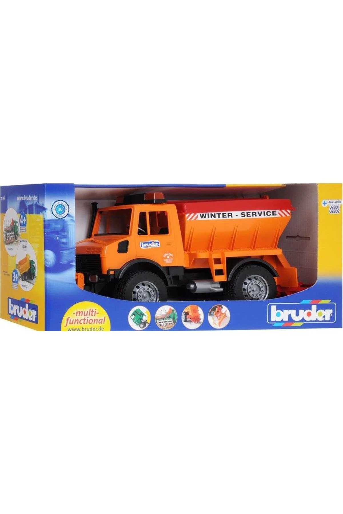 کامیون و ماشین آلات ساختمانی اسباب بازی MERCEDES UNIMOG SNOW CLEANER BR02572 محصولات دارای مجوز Bruder