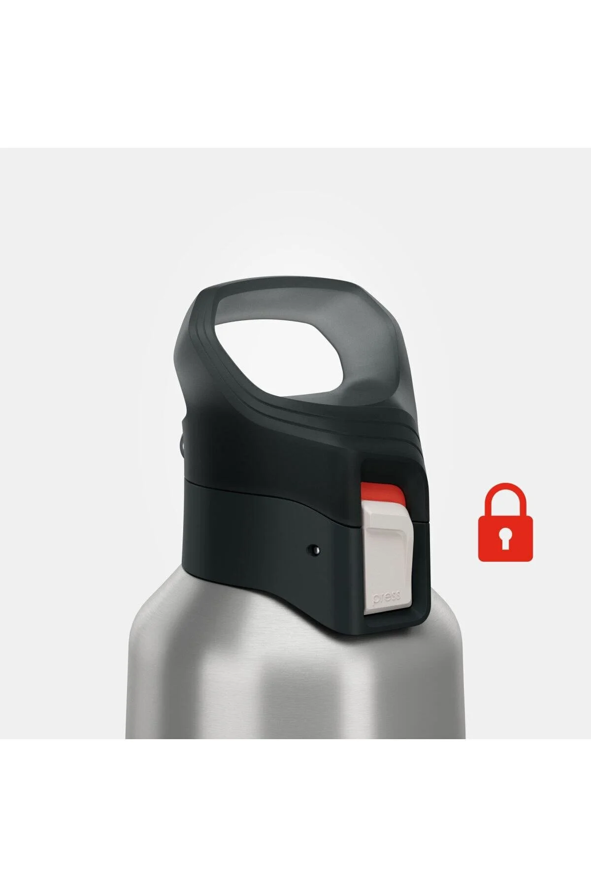 فلاسک مشکی 0.8 L آبی اورجینال دکتلون Decathlon