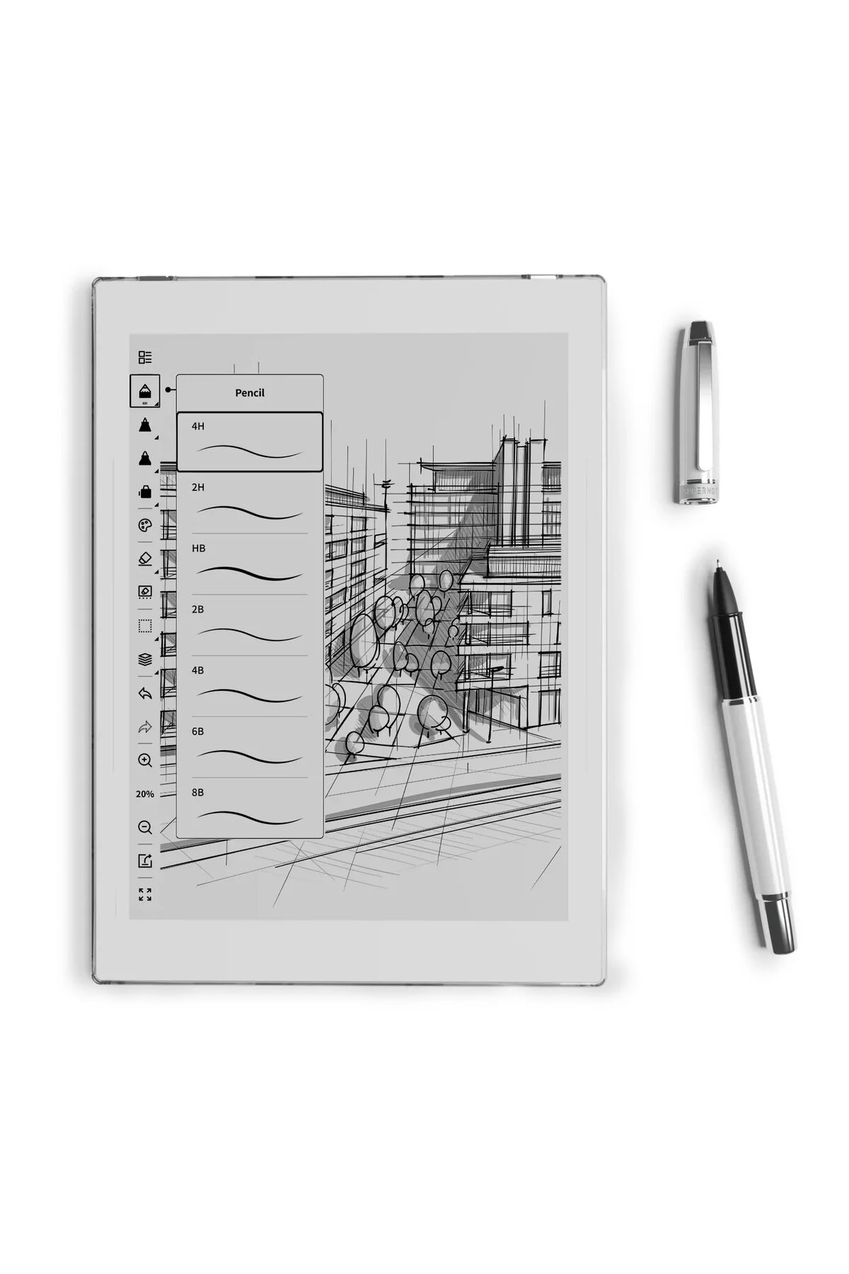 دستگاه کتاب خوان الکترونیکی A6 X2 E BOOK 7.8 + CASE OF PEN 2 اندود طلا Supernote