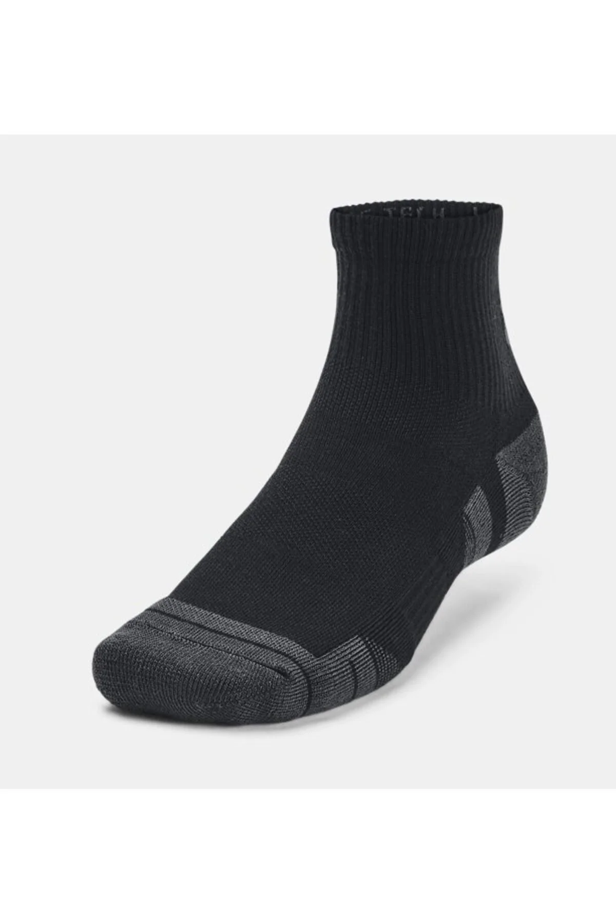 جوراب ورزشی مشکی مردانه و زنانه UA PERFORMANCE COTTON 3 PACKAGE SOCKS 1379528 001 Under Armour