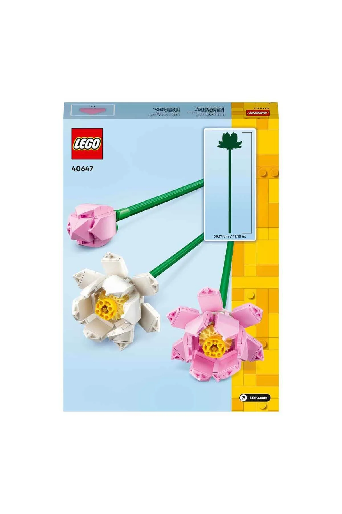 لگو و اسباب بازی های ساخت محور ® LOTUS FLOWERS 40647 ست ساختنی برای سنین 8 سال به بالا 220 عدد از ترکیه LEGO