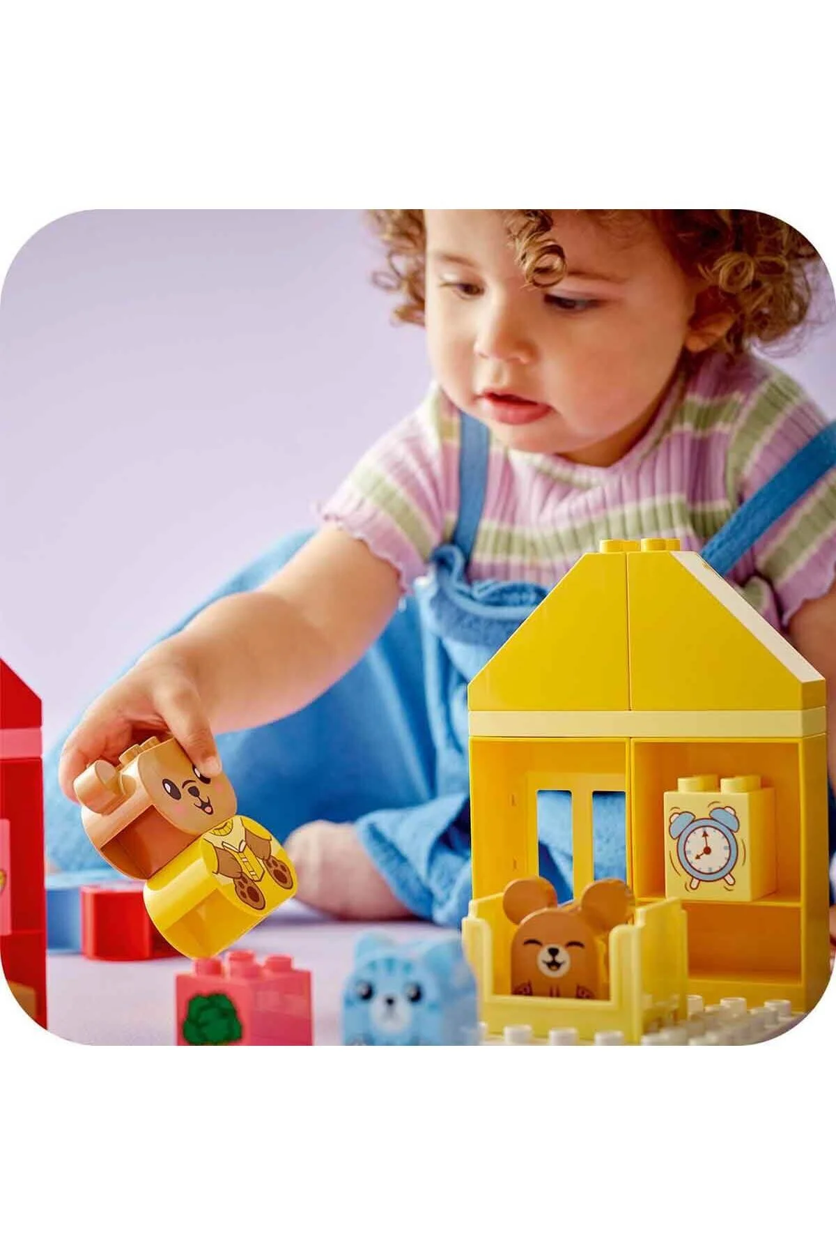 لگو و اسباب بازی های ساخت محور ® DUPLO® اولین روال روزانه من: غذا زمان خواب 10414 کودک 1 نیم سال بالاتر از ترکیه LEGO