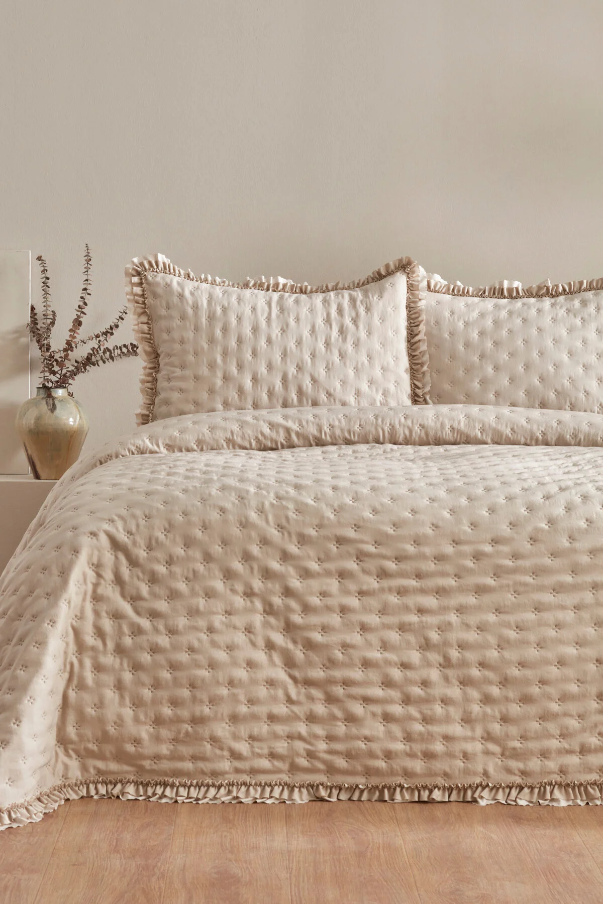 روتختی یک نفره نود ست ویونا بژ Karaca Home