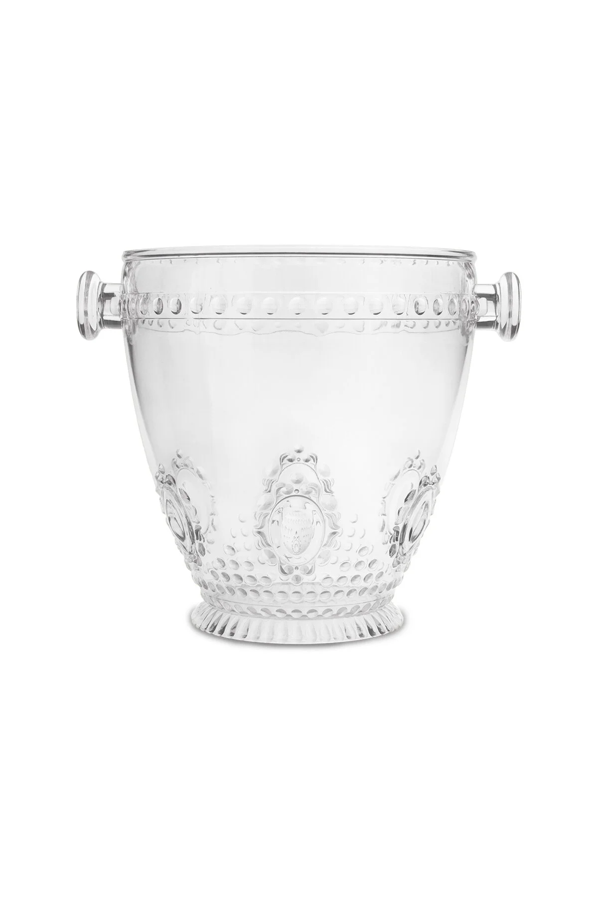 سطل یخ AQUARIUS ROCK BAROQUE شفاف اورجینال Baci Milano