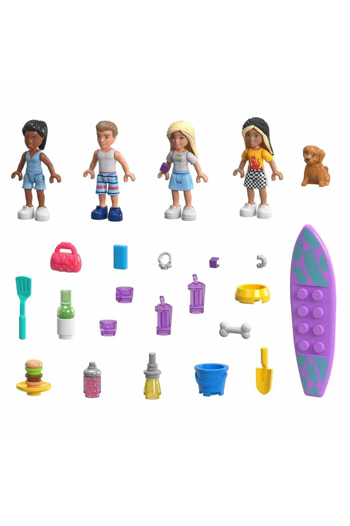 لگو و اسباب بازی های ساخت محور BARBIE DREAM CARAVAN ADVENTURES HPN80 از ترکیه Mega Bloks