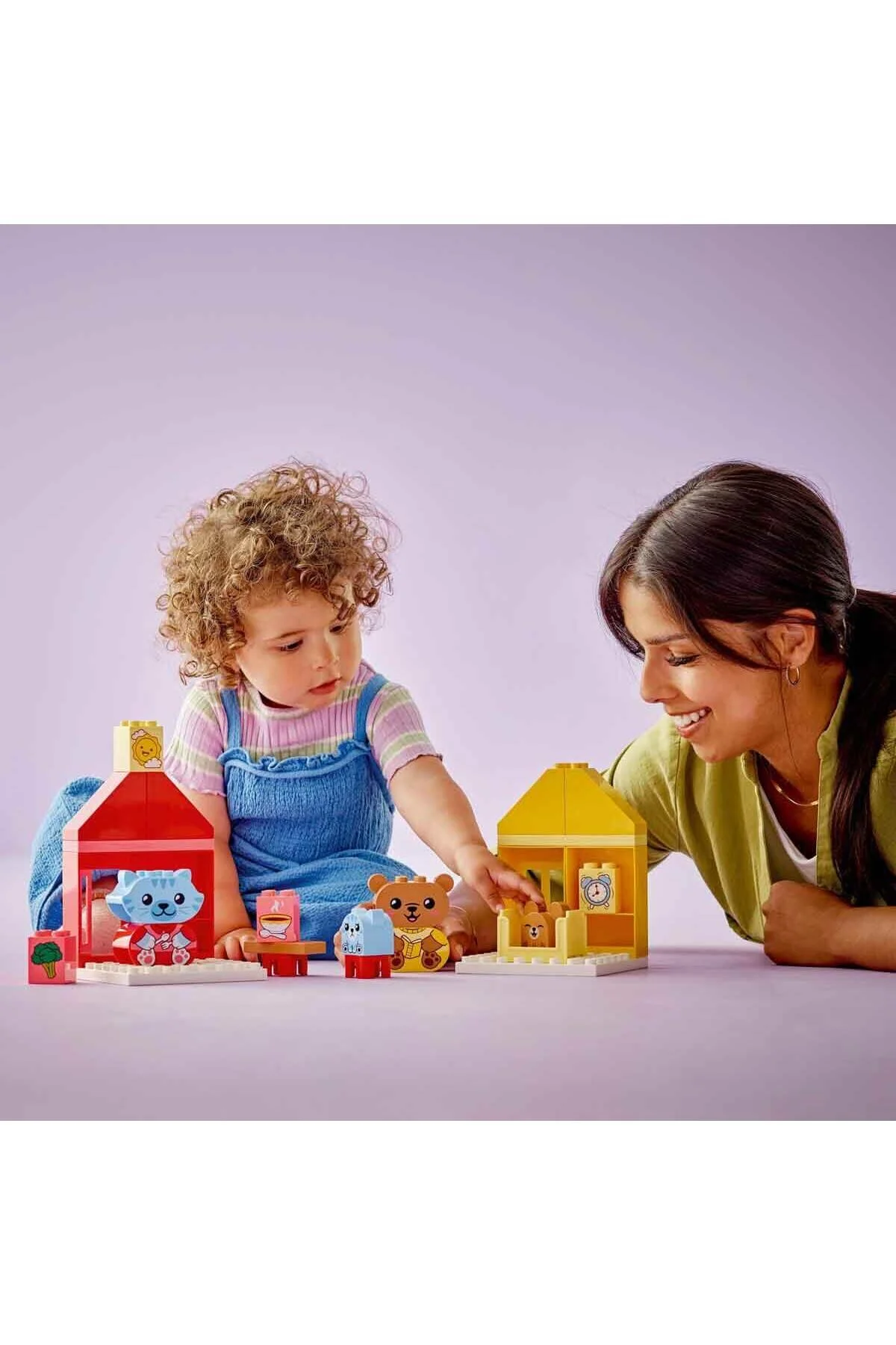لگو و اسباب بازی های ساخت محور ® DUPLO® اولین روال روزانه من: غذا زمان خواب 10414 کودک 1 نیم سال بالاتر از ترکیه LEGO
