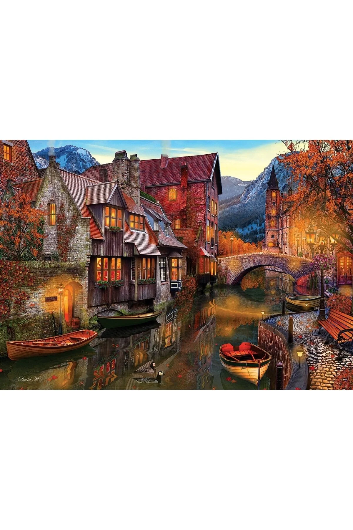 پازل ART PUZZLE CANAL BOYU HOUSES 2000 PIECE 96X68 CM şazenur