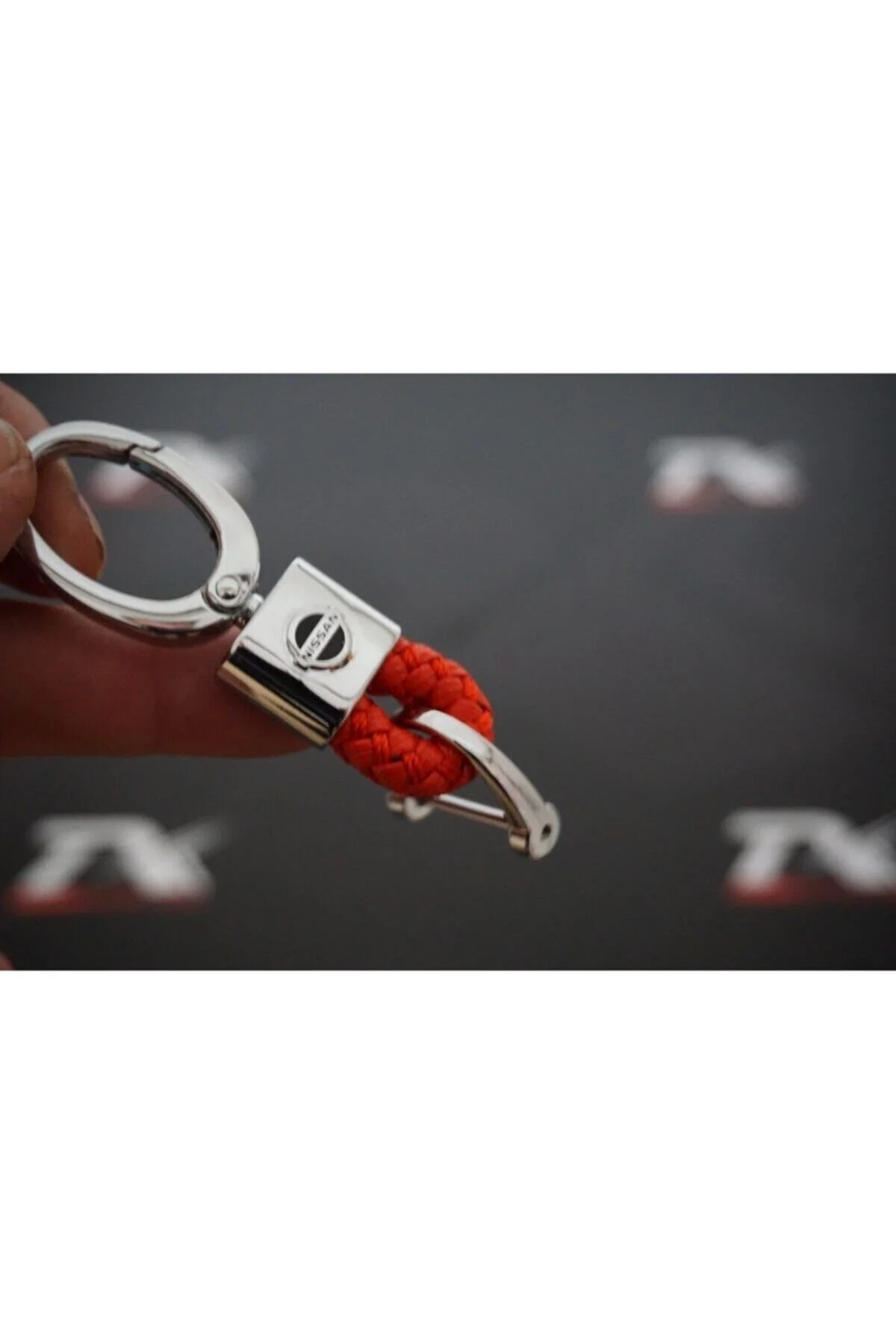 جاسوئیچی خودرو DK TUNING LOGO STYLE PATTERN WICKER KEYCHAIN K Nissan