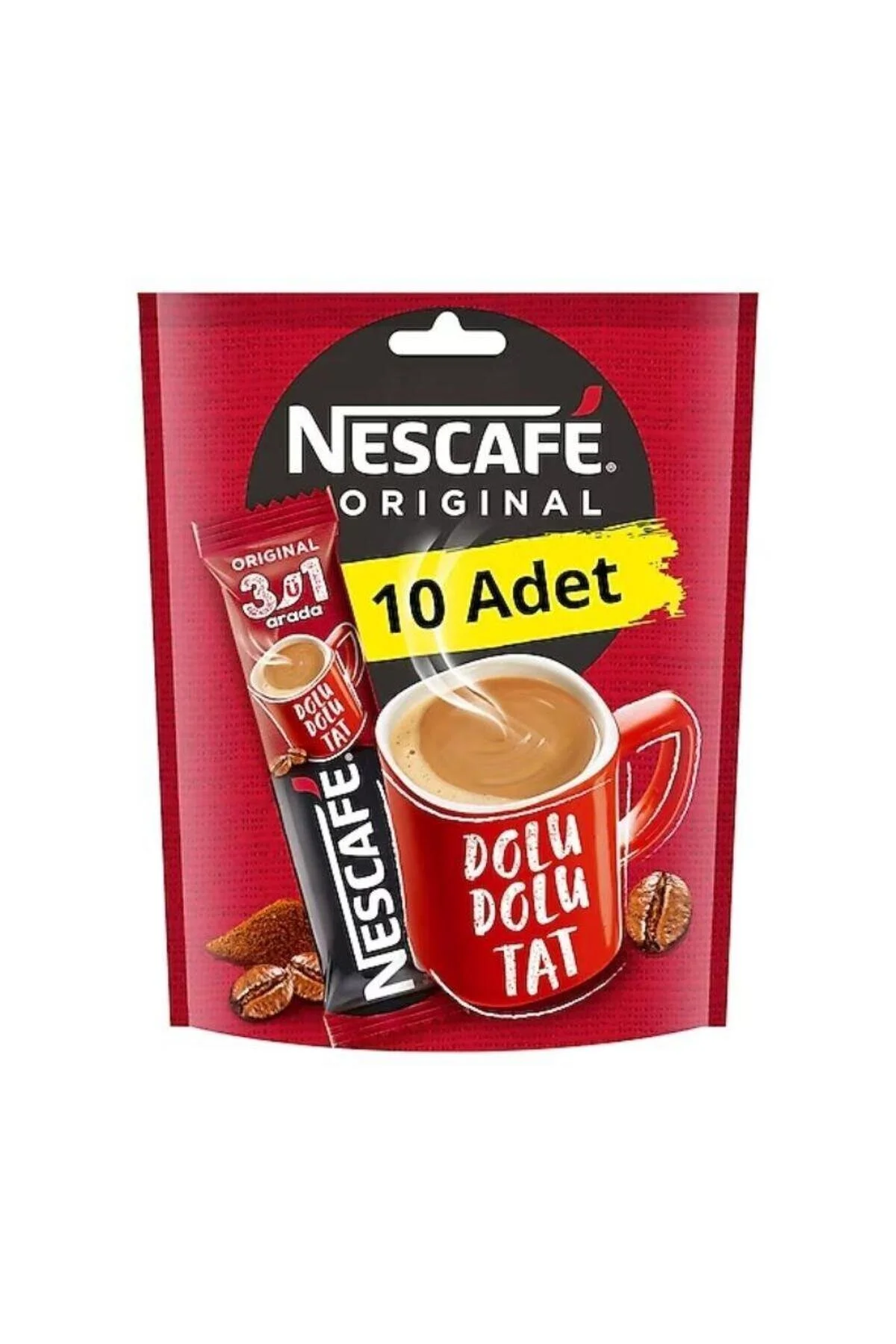 قهوه ترک فوری نسکافه 3IN1 کلاسیک 10 عددی 1 بسته Nescafe