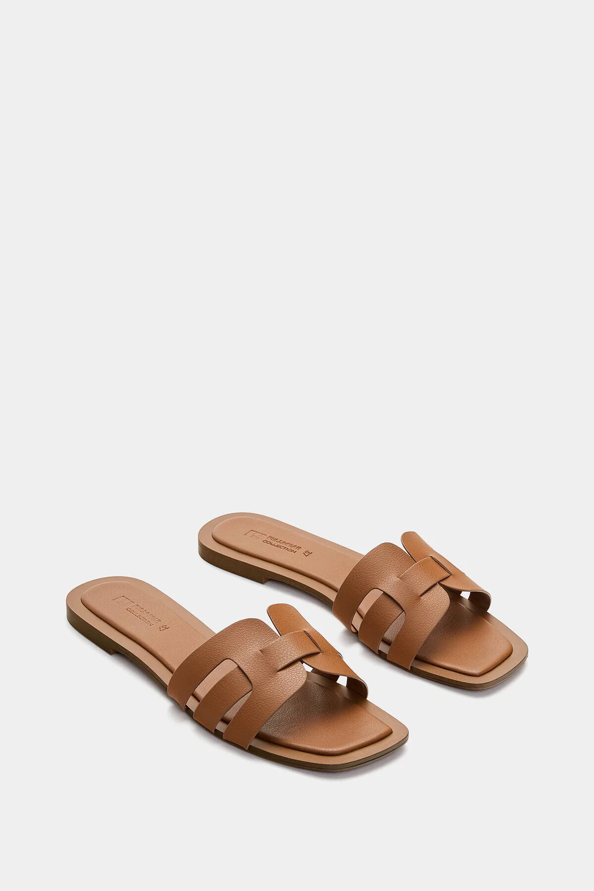 کفش زنانه صندل مسطح متقاطع پول اند بیر Pull Bear