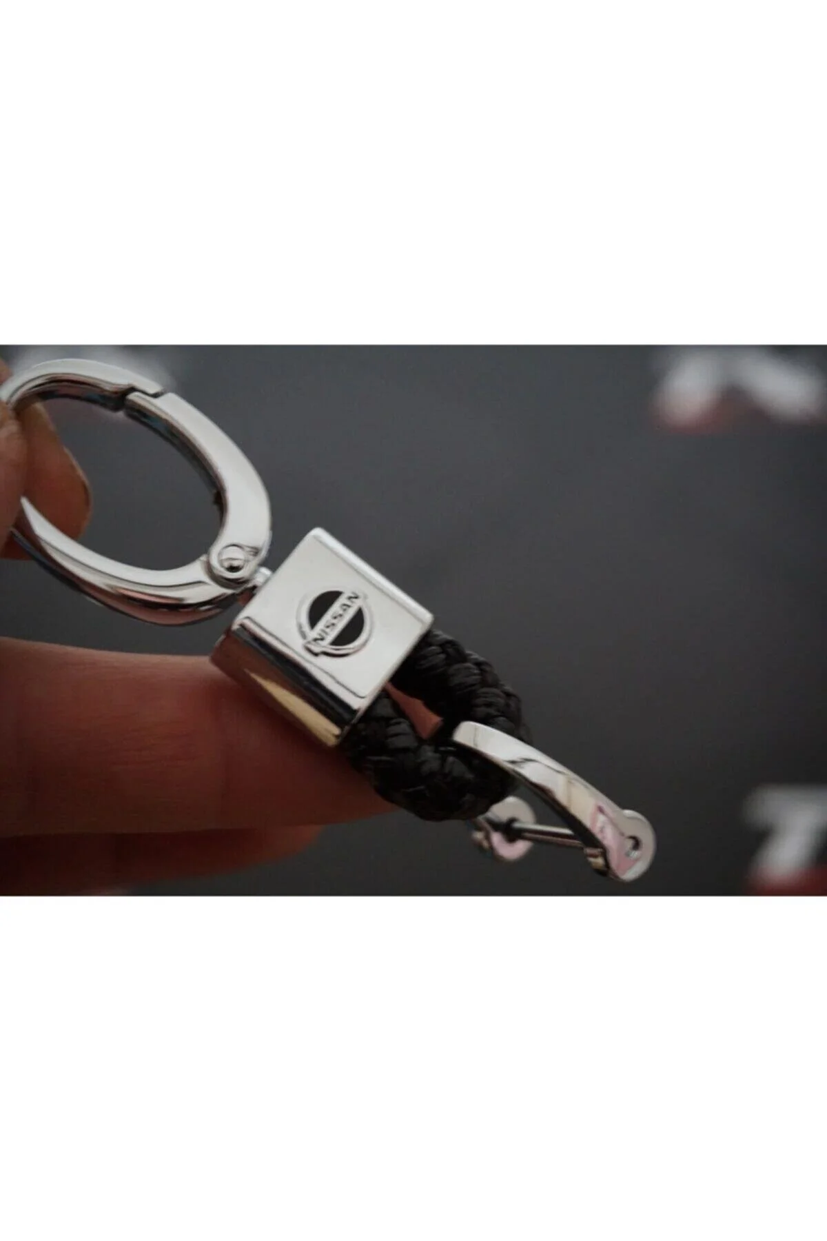 جاسوئیچی خودرو DK TUNING LOGO STYLE PATTERN WICKER KEYCHAIN K Nissan