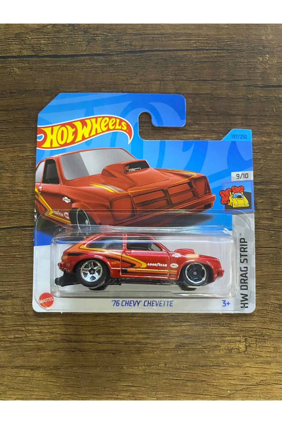 ماشین اسباب بازی سریال ویژه CHEVY CHEVETTE 76 'DRAG TOOL هات ویلز اورجینال HOT WHEELS