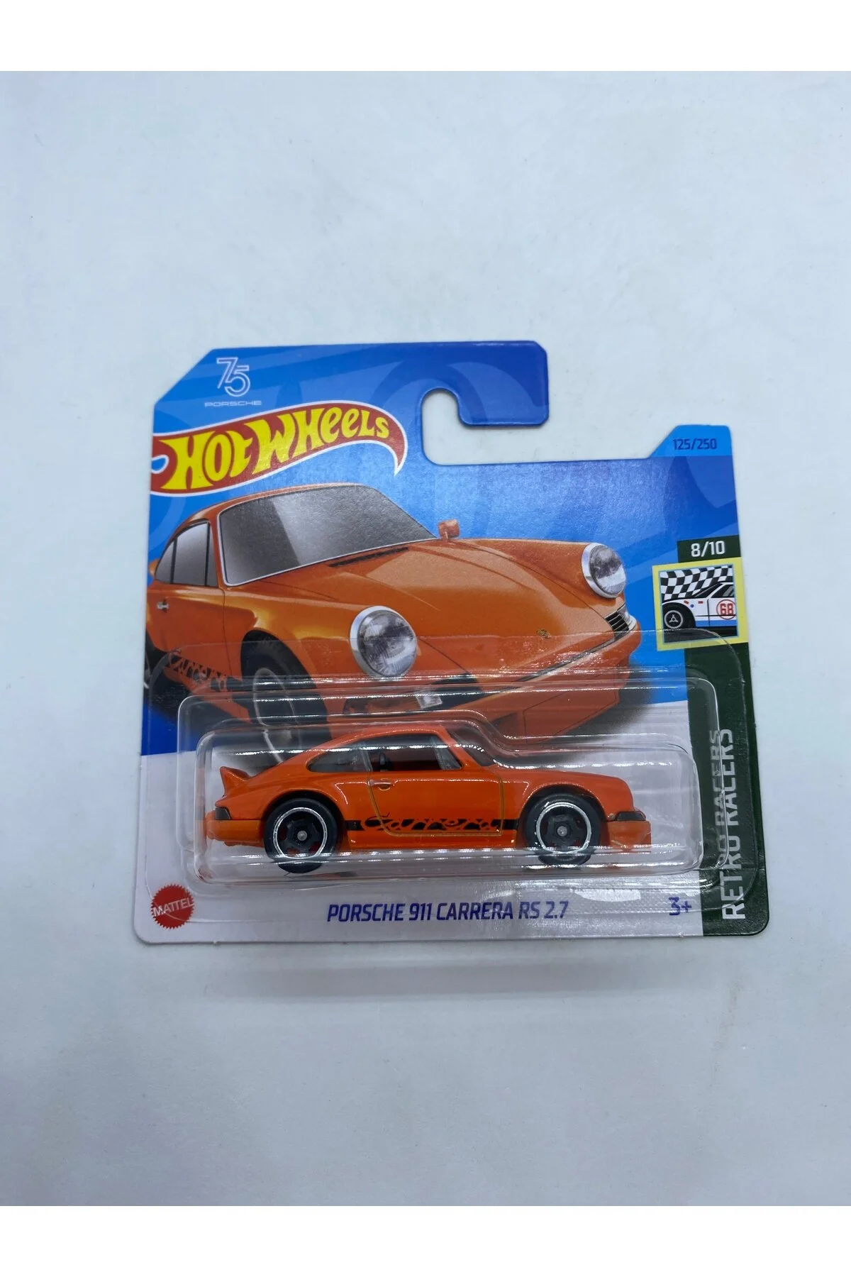 مدل خودرو پورشه 911 کاررا RS 2.7 نارنجی از ترکیه HOT WHEELS