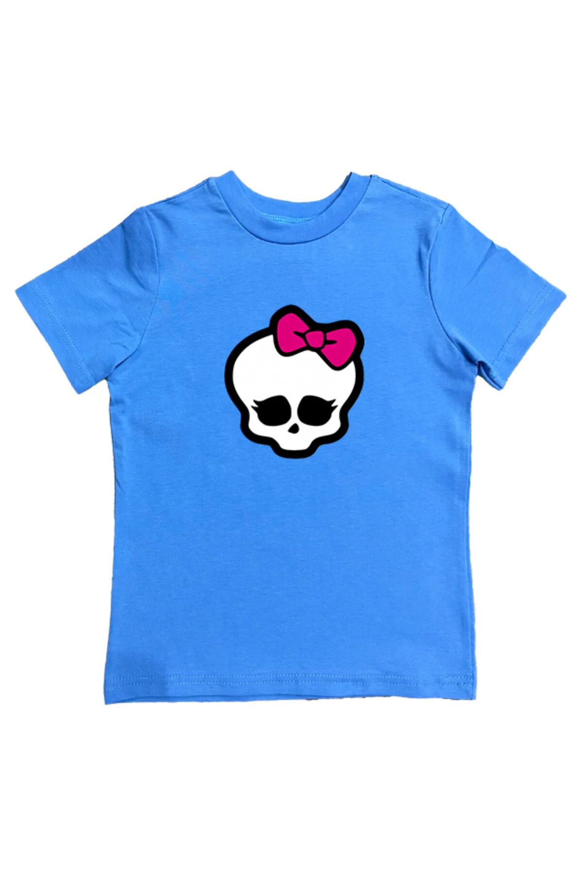 تی شرت دخترانه و پسرانه بچگانه پارچه چاپی ای شانه تابستانی کودک T SHIRT MONSTER HIGH