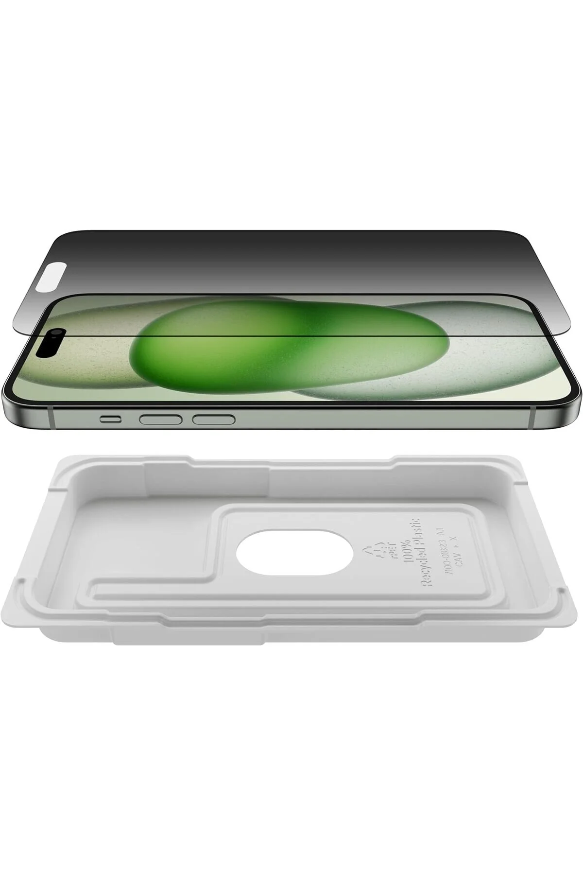 محافظ صفحه نمایش آیفون 15 به علاوه 14 PRO MAX GHOST PROTECTOR سینی تراز آسان OVA148ZZZ Belkin
