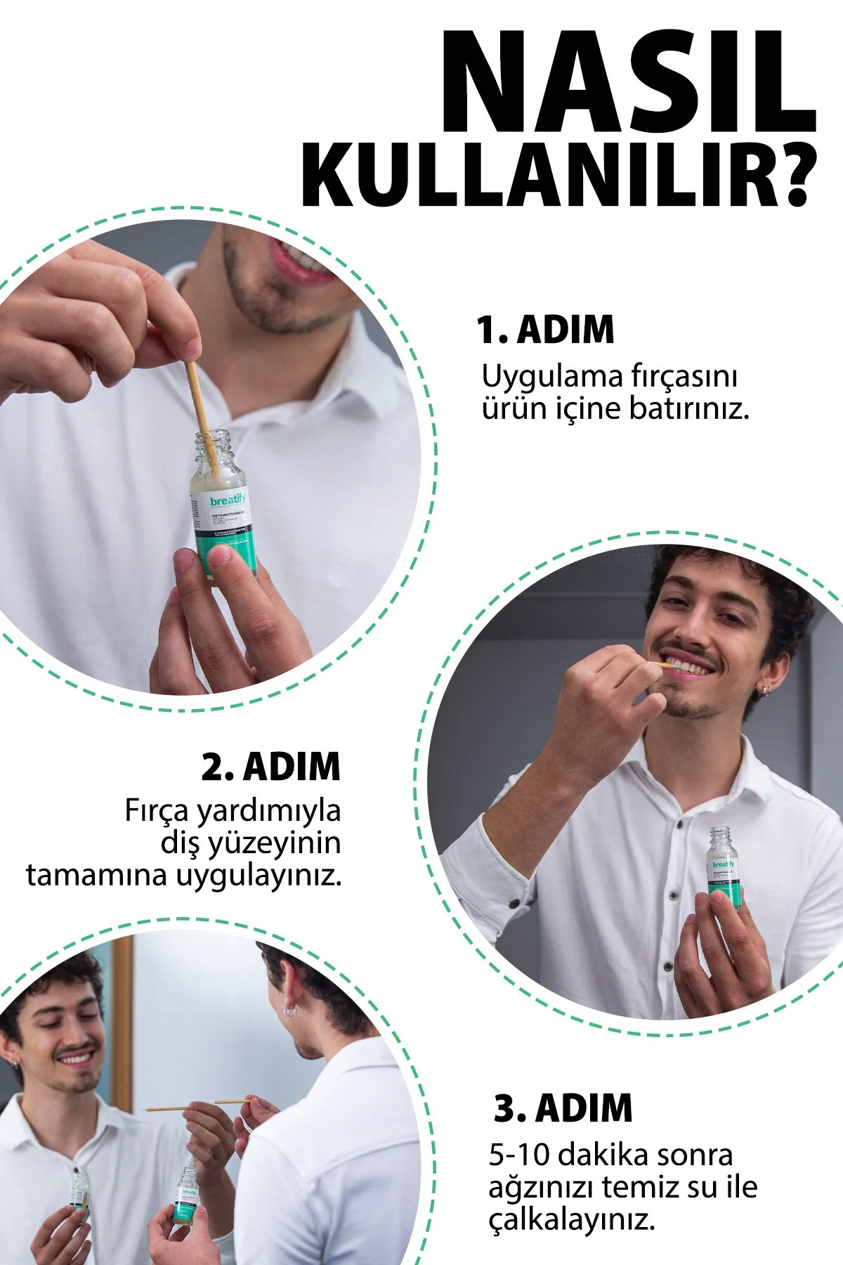 ژل سفیدکننده دندان با فرمولاسیون خاص و اثرگذاری سریع Breatify