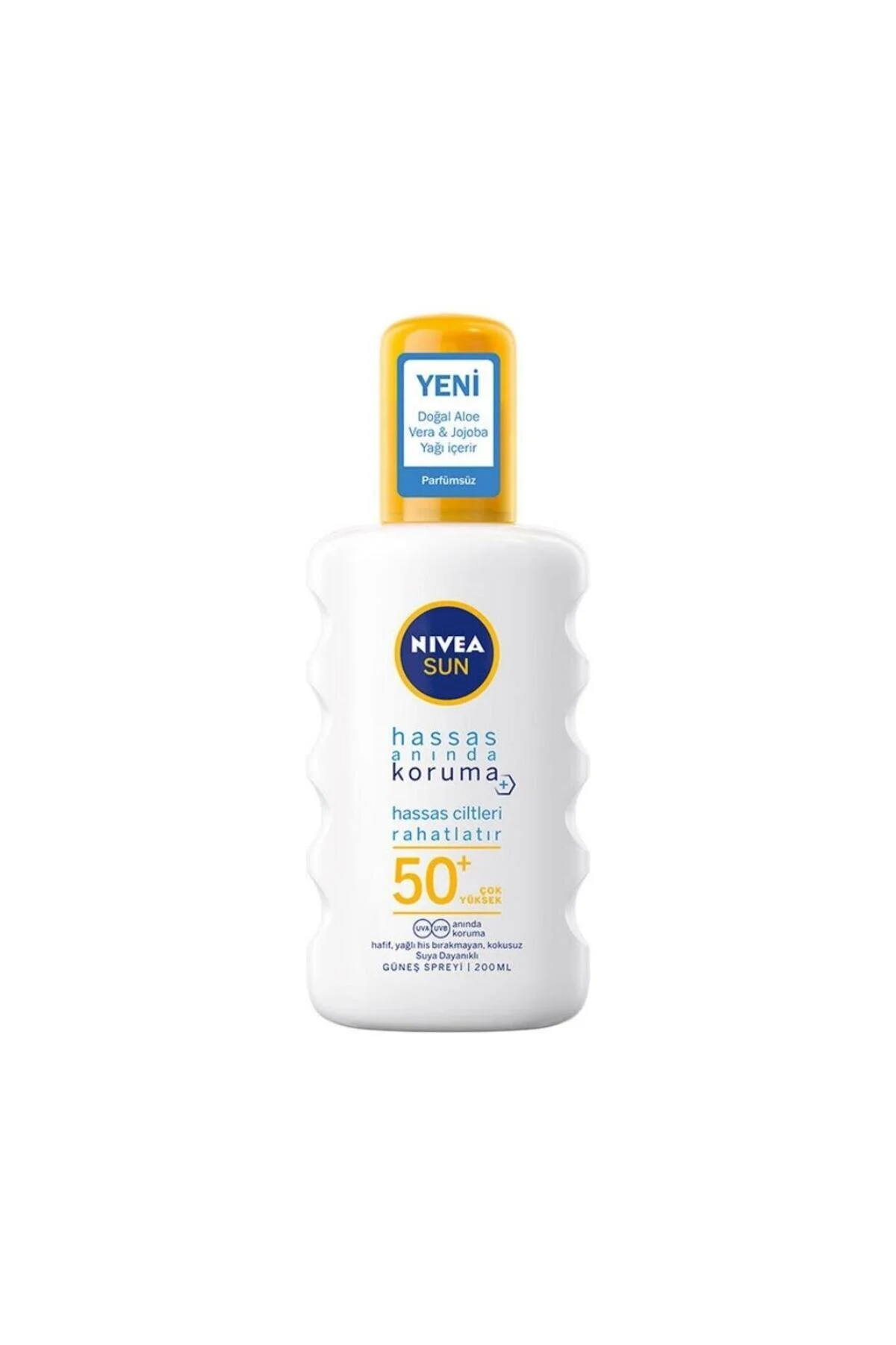 NIVEA ضدآفتاب SPF50 + حساس حفاظت فوری اسپری کرم ضدآفتاب 200 میلی لیتر