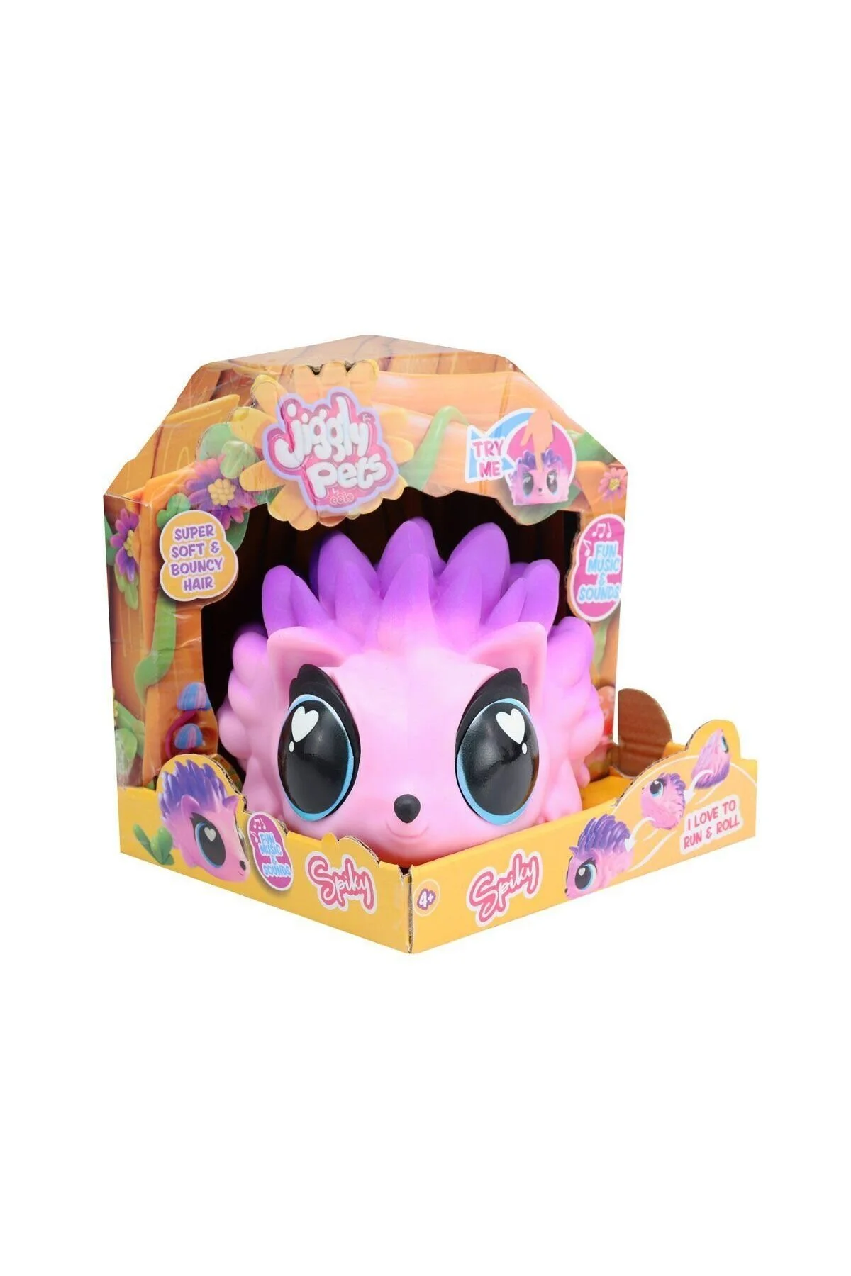 اسباب بازی های باغ JGG02100 JIGGLY PETS VOICE HEDGEHOG PINK JP015 PI GIOCHI PREZIOSI