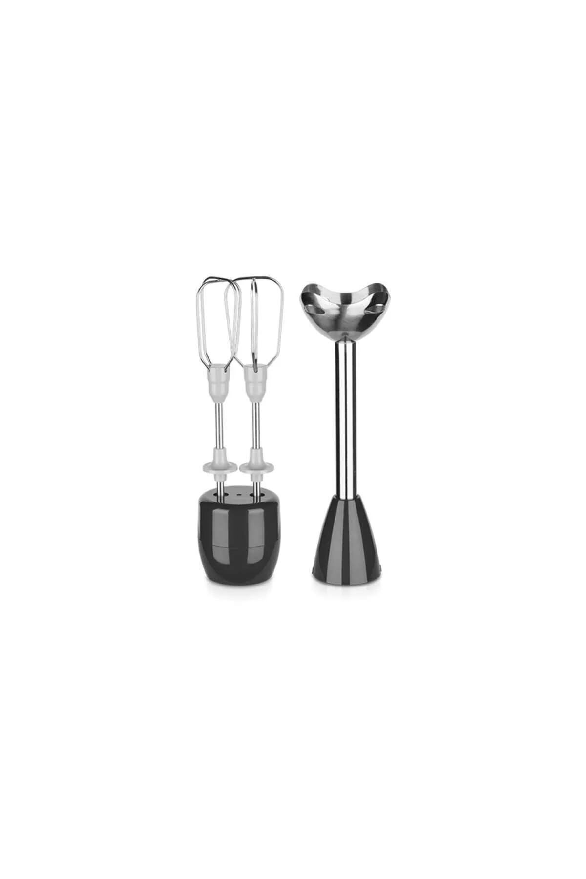 ست مخلوط کن خاکستری Functionall 2843H 5 عملکرد حلقه آشپزخانه آنتراسیت 1700 W  HOMEND