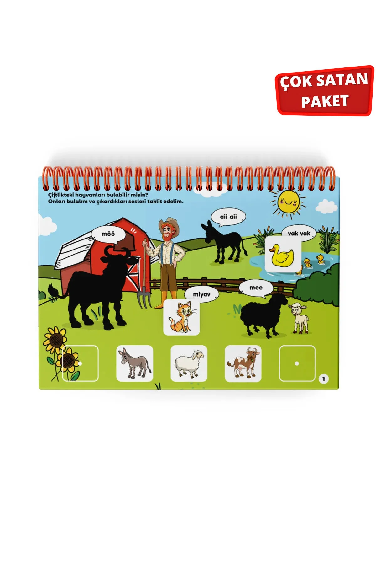 کتاب های فعالیت و آموزشی زمان صحبت با VELCARD SUMMER DELETE SERIES 1 Çocuk Akademi