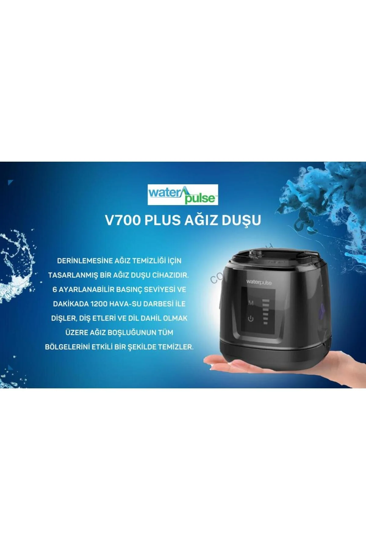 سلامت دهان و دندان واتر جت Wp V700Plus W Professional Flosser Water ماساژ مراقبت از پروتز 1000 میل دوش Si waterpulse