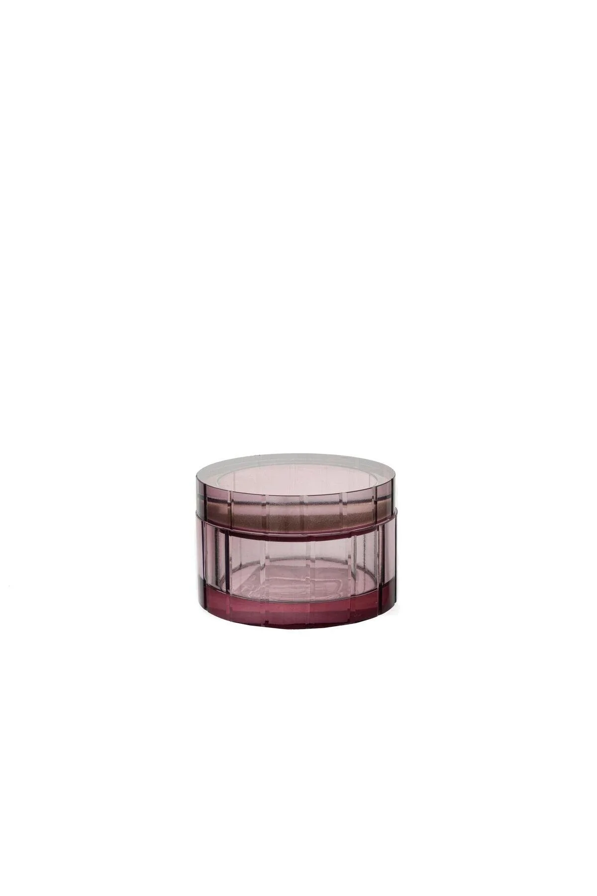 جعبه دکوری تزئینی شیشه ای بورگوندی 10X10X7 سانتی متر Mikasa Moor