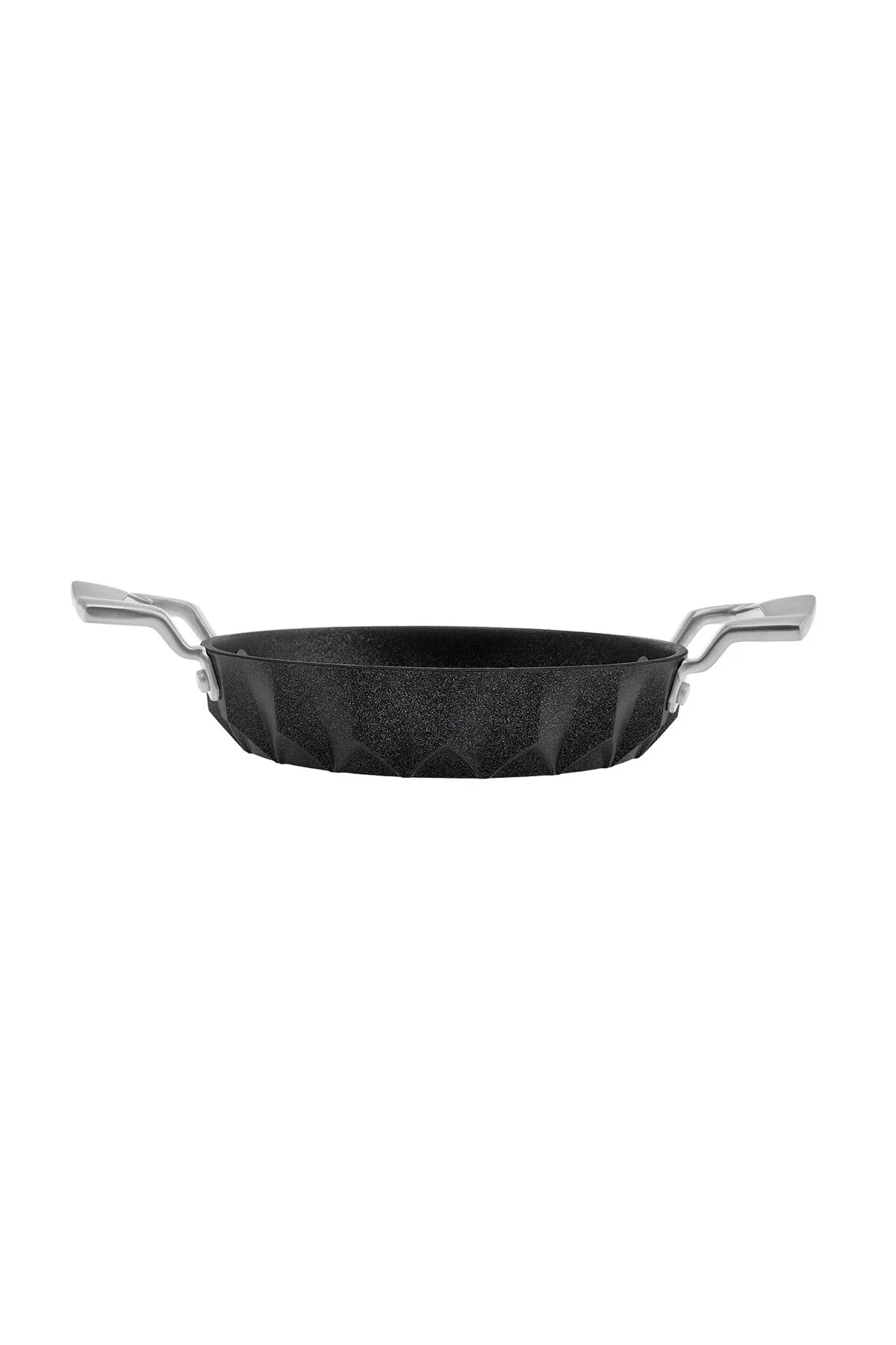 ماهیتابه کوچک ساهان مشکی مورب 20 سانتی متر صحن Emsan