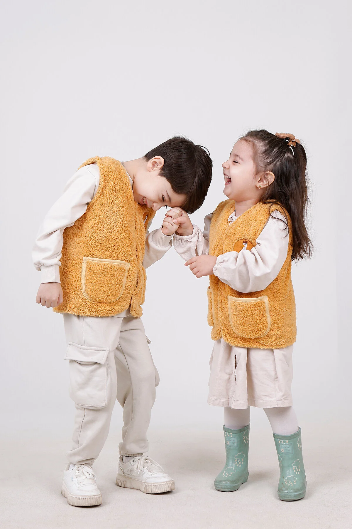 جلیقه پسرانه و دخترانه بچگانه گلدوزی POLUSH POLAR CHILDREN WELLSOFT JUNİPERUS