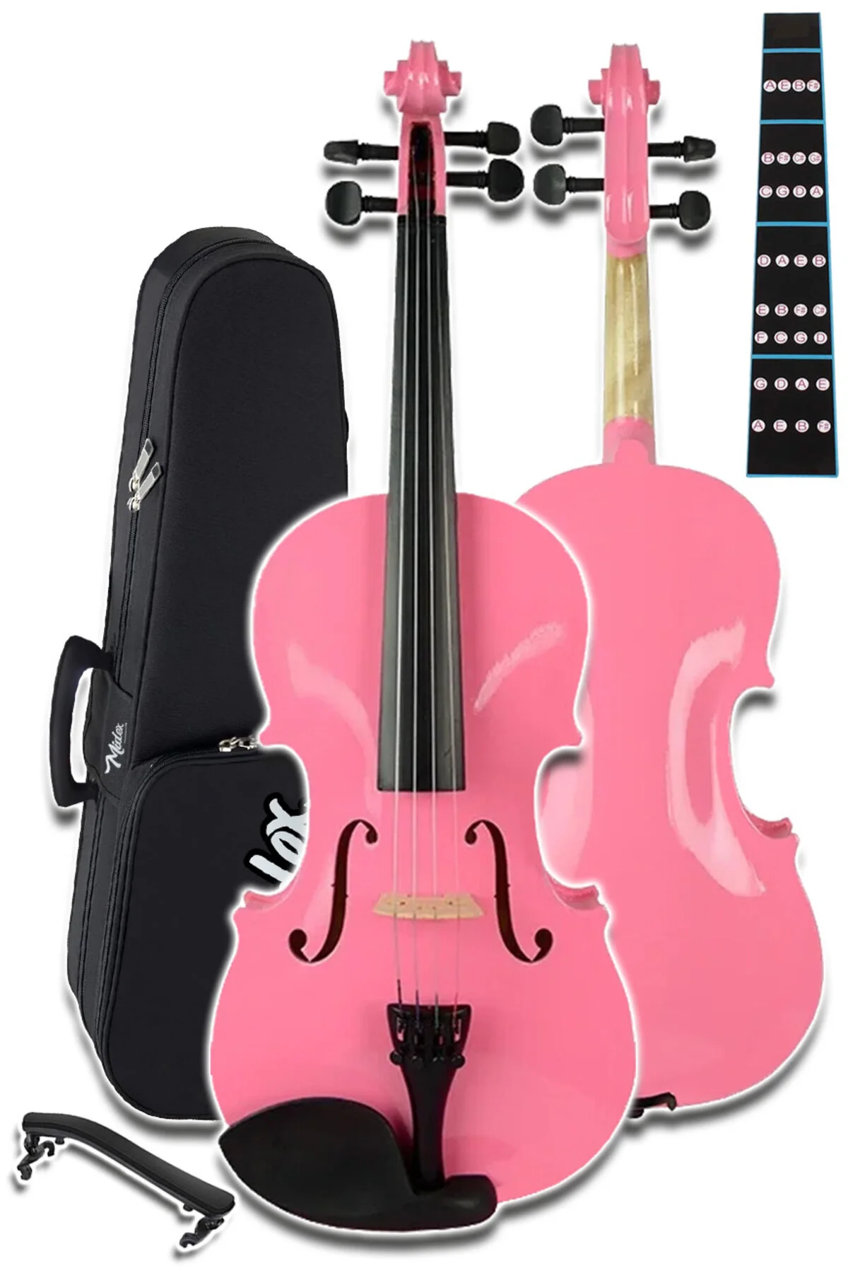 ویولن دخترانه و پسرانه بچگانه HGA24PINK TYS PINK 1 2 کودکان برای 8 10 سال Midex