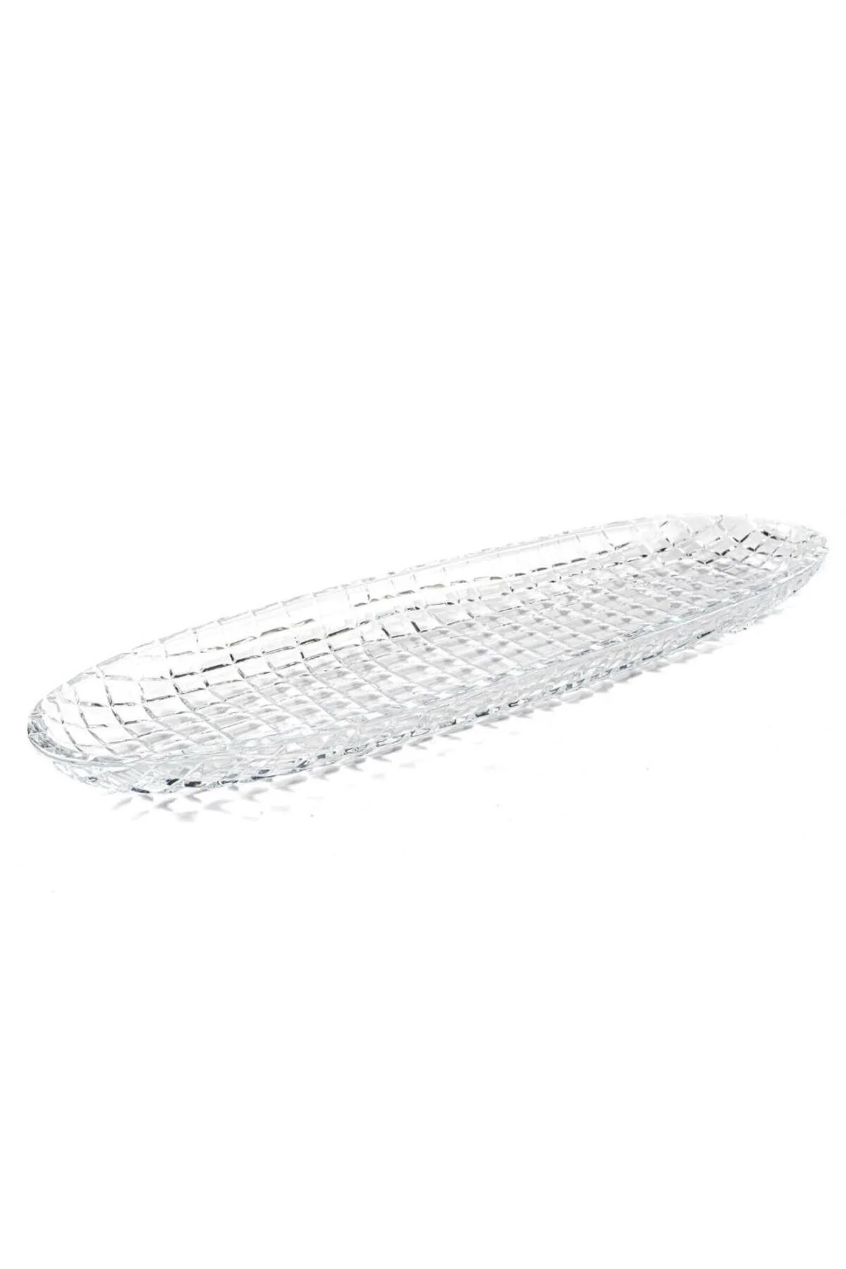 بشقاب صفحه خدمات شیشه ای بیضی 50X16X3 سانتی متر Mikasa Moor