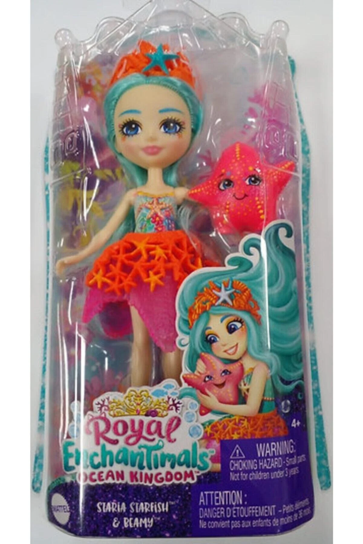 اسباب بازی های فیگور دیگر عروسکهای پرطرفدار شخصیت جدید پادشاهی اقیانوس OCEAN KINGDOM STARIA STARFISH & BEAMY Enchantimals