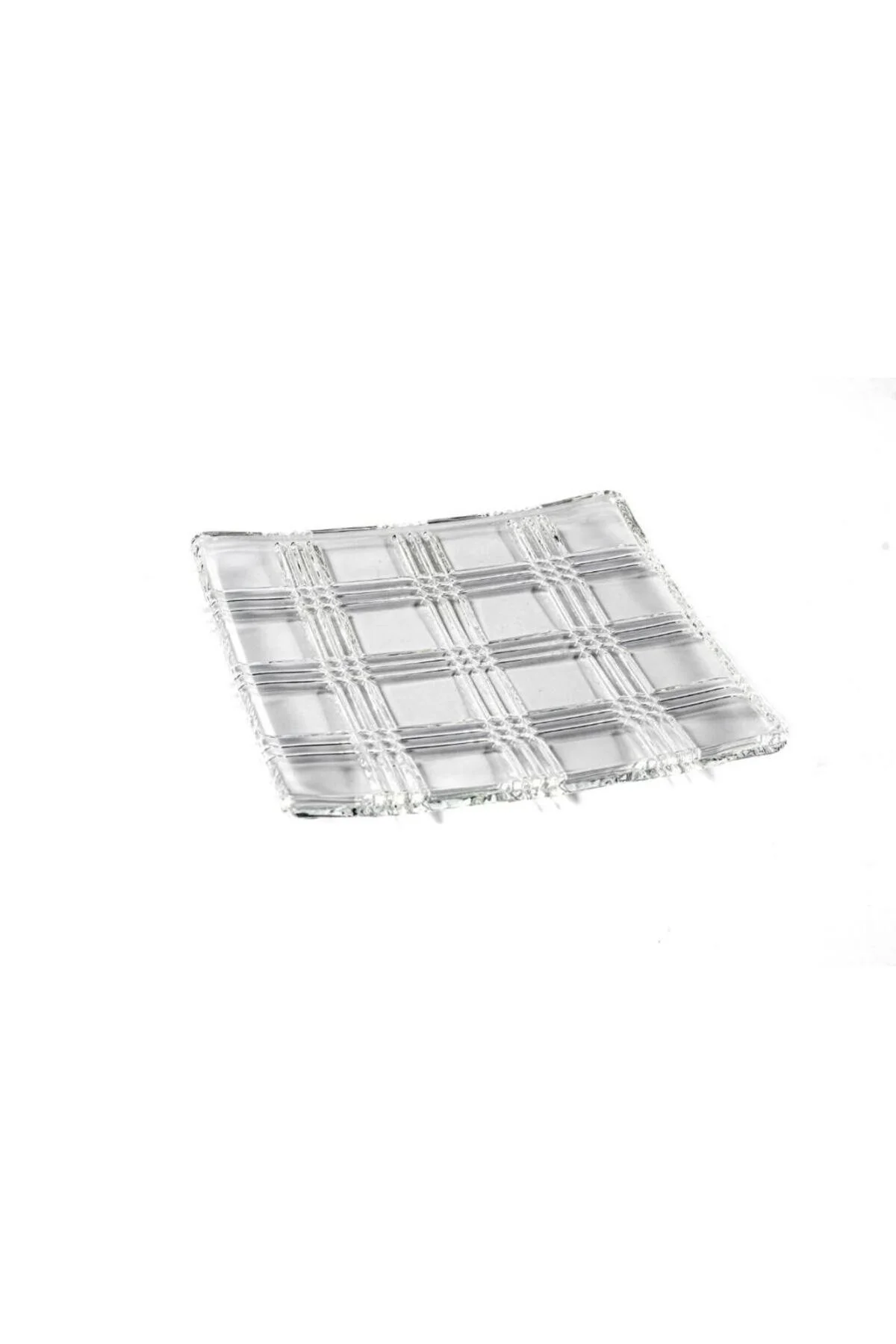 بشقاب روبان مربع 6 صفحه شیشه ای 17X17X2 سانتی متر Mikasa Moor