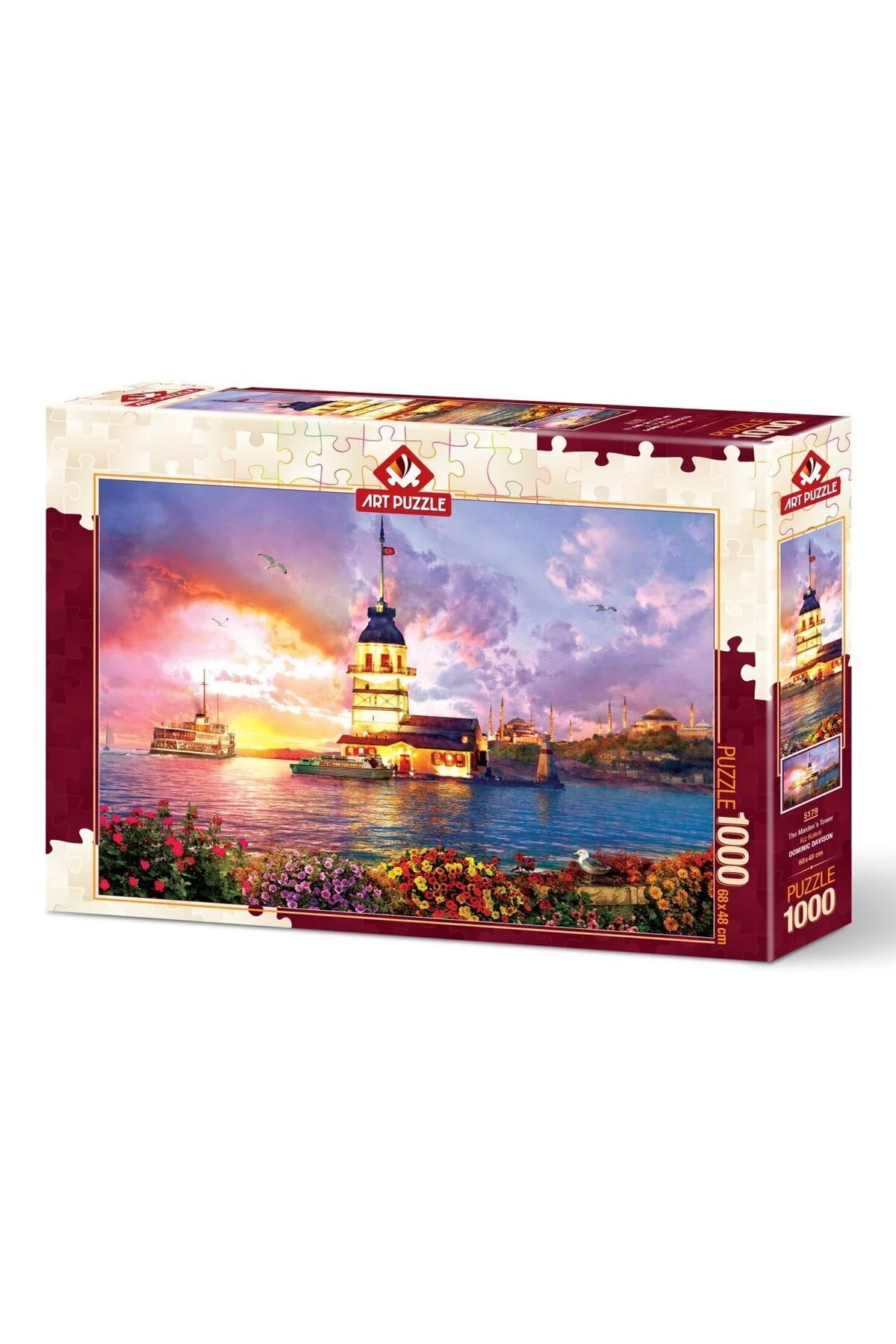 پازل 1000 تکه برج دوشیزه Art Puzzle