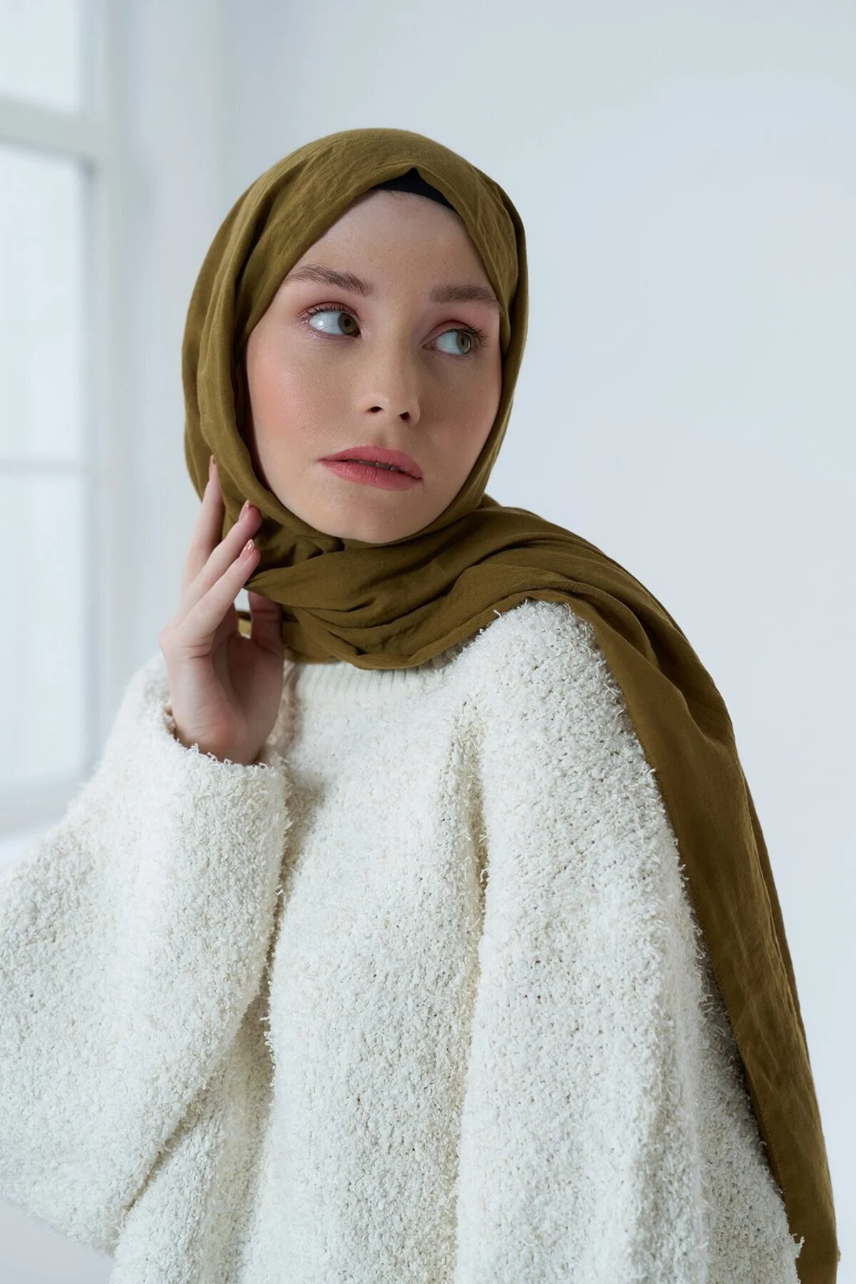 شال نخی نئو برنز تیره Modakaşmir