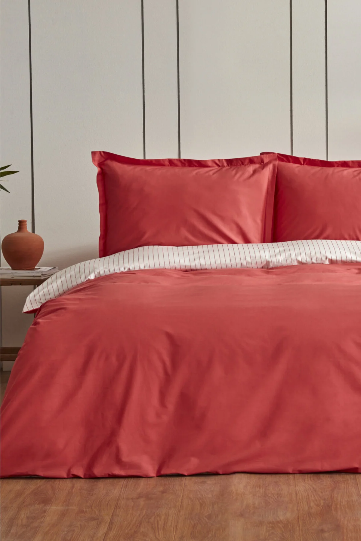 کاور لحاف خیلی بزرگ قرمز COOL KING SET اورجینال Karaca Home