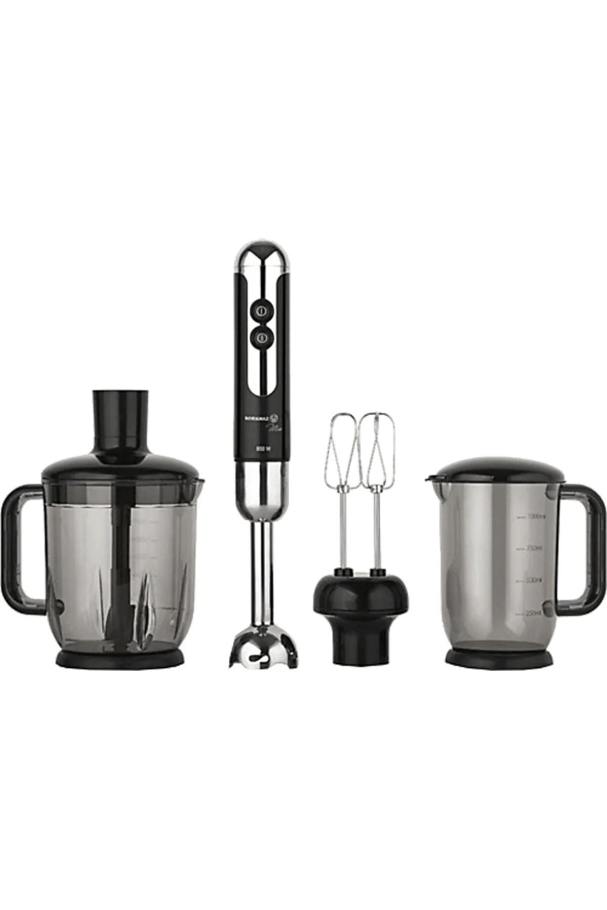سایر لوازم خانگی هوشمند A447 12 MIA MEGA BLENDER مجموعه کروم سیاه KORKMAZ