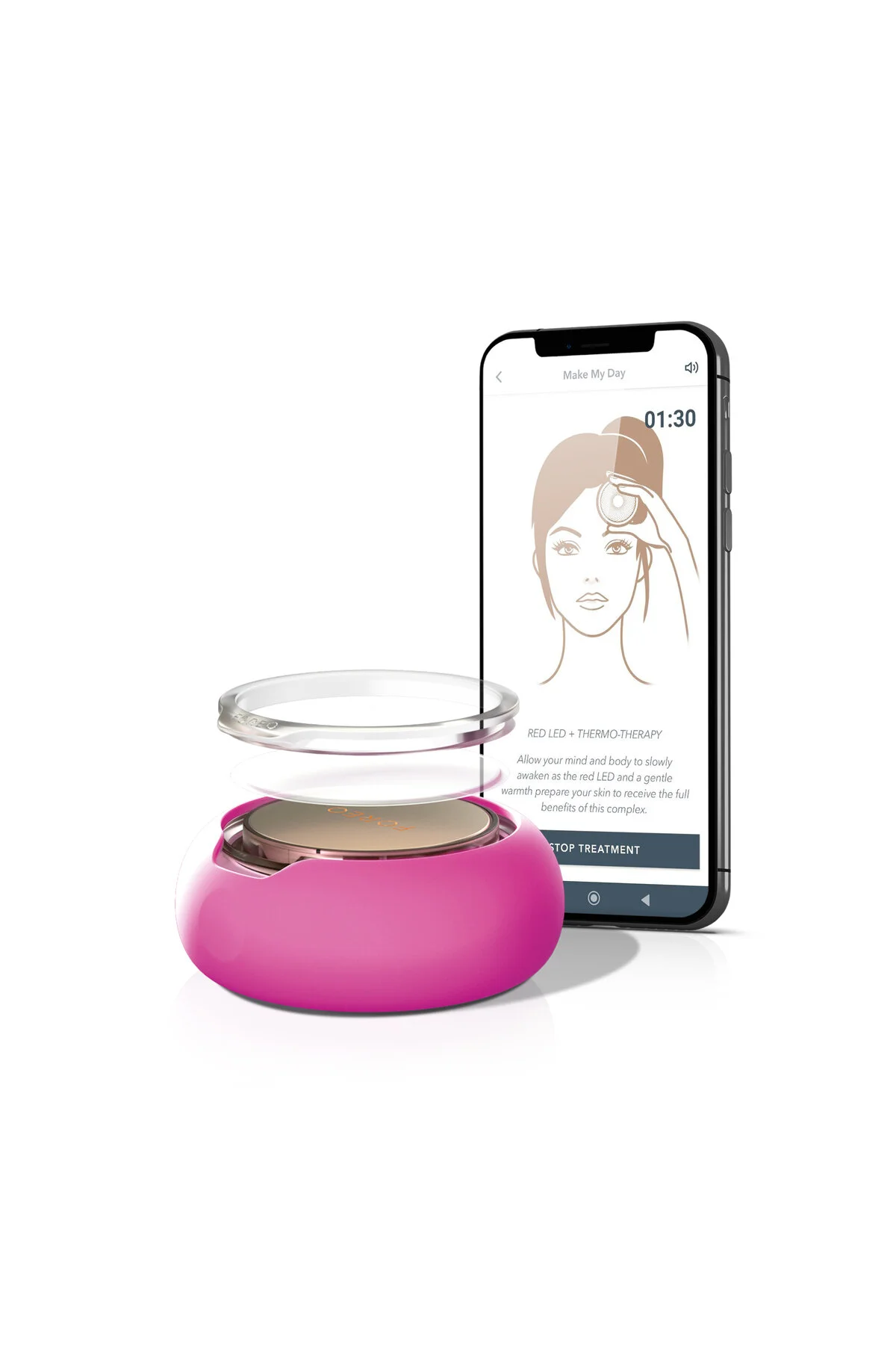 دستگاه شستشوی صورت کرمی واتر جت Ufo ™ 2 ماسک قدرت و درمانی سبک  Foreo