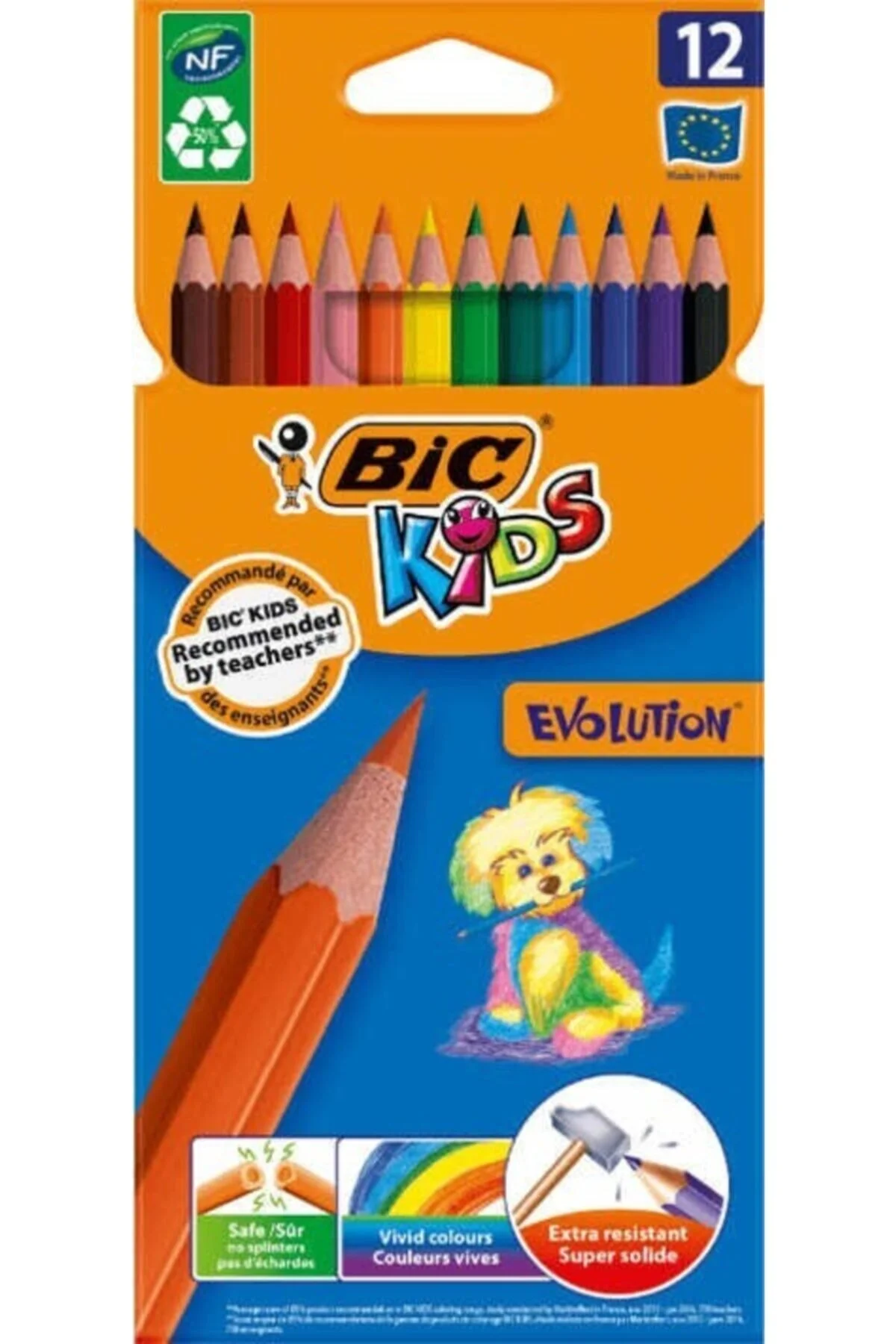 رنگ اکریلیک چند مردانه و زنانه مداد خشک بچه ها بیک Bic