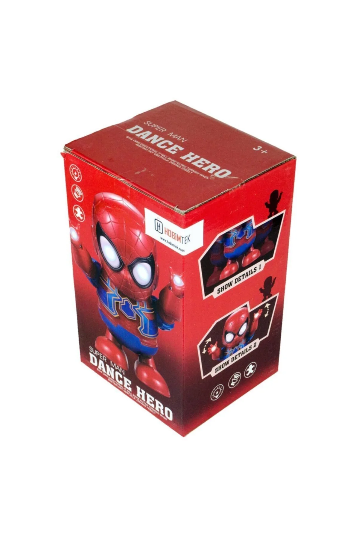 اسباب بازی های فیگور دیگر DANCE HERO UNBREAKABLE TOY ROBOT SPIDERMAN از ترکیه Genel Markalar